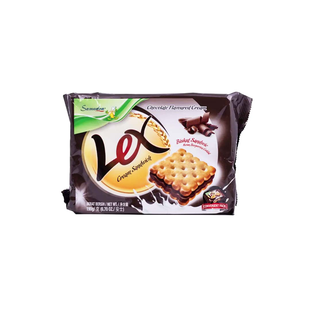 Samudra Cream Sandwich Choco Bisciuts 190Gm