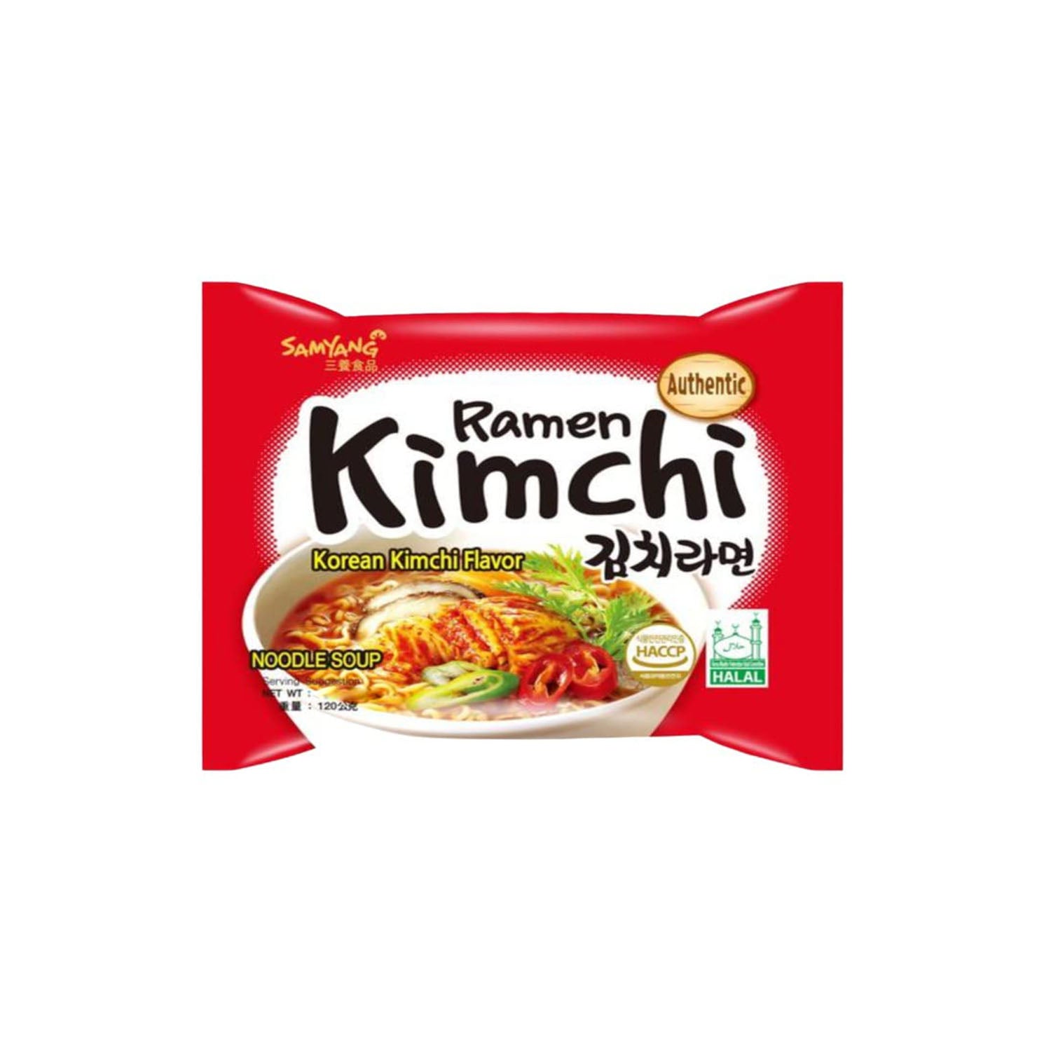 Samyang Kimchi Ramen Noodles 120Gm