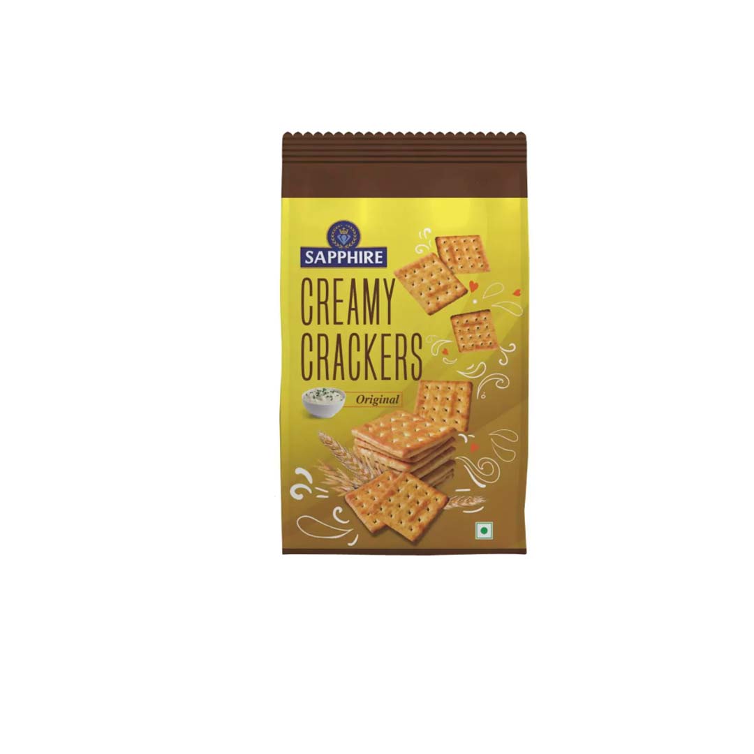 Sapphire Creamy Crackers 350Gm