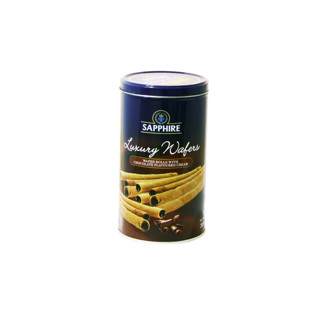 Sapphire Luxury Wafer Rolls Chocolate 300Gm