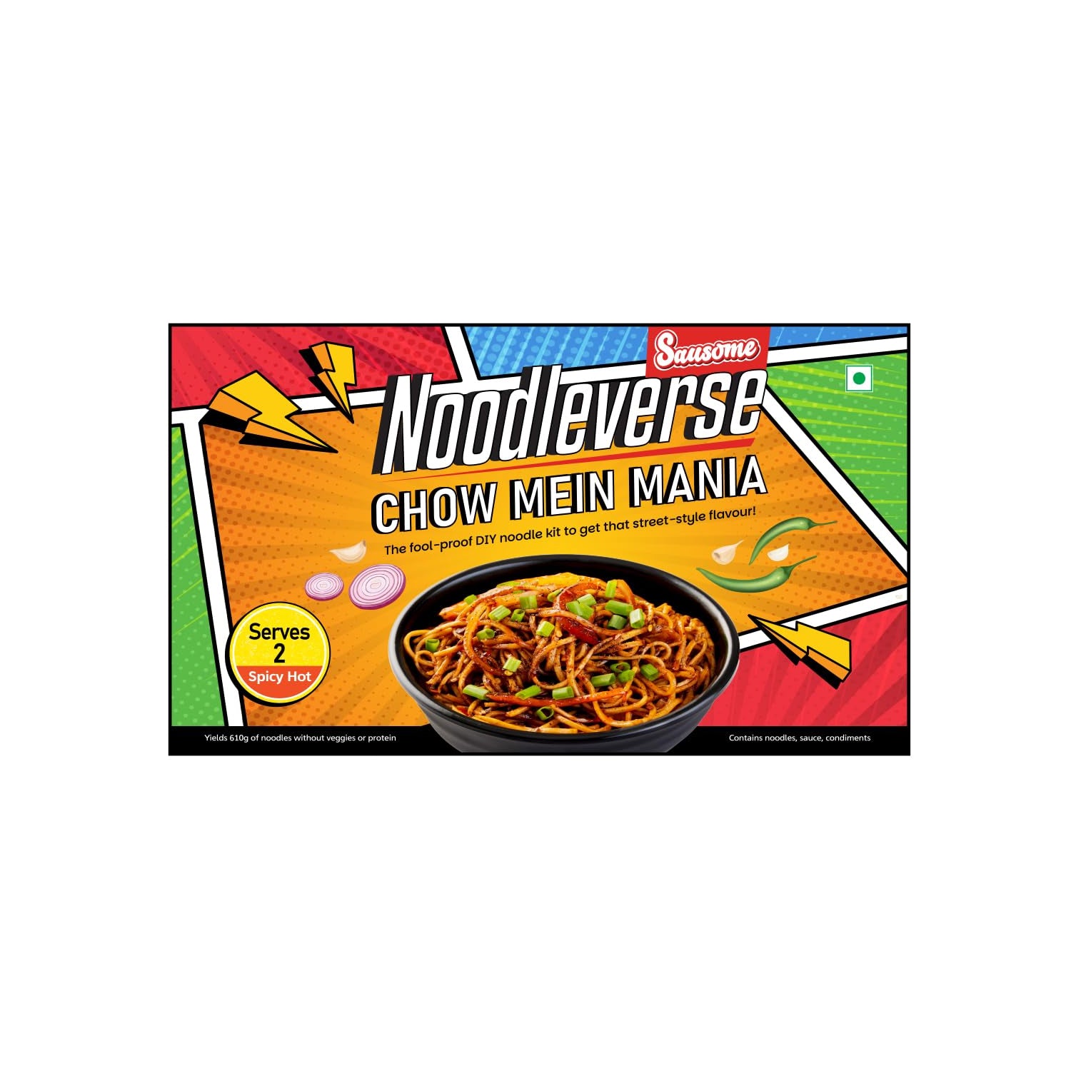 Sausome Chowmine Mania Noodleverse 250Gm
