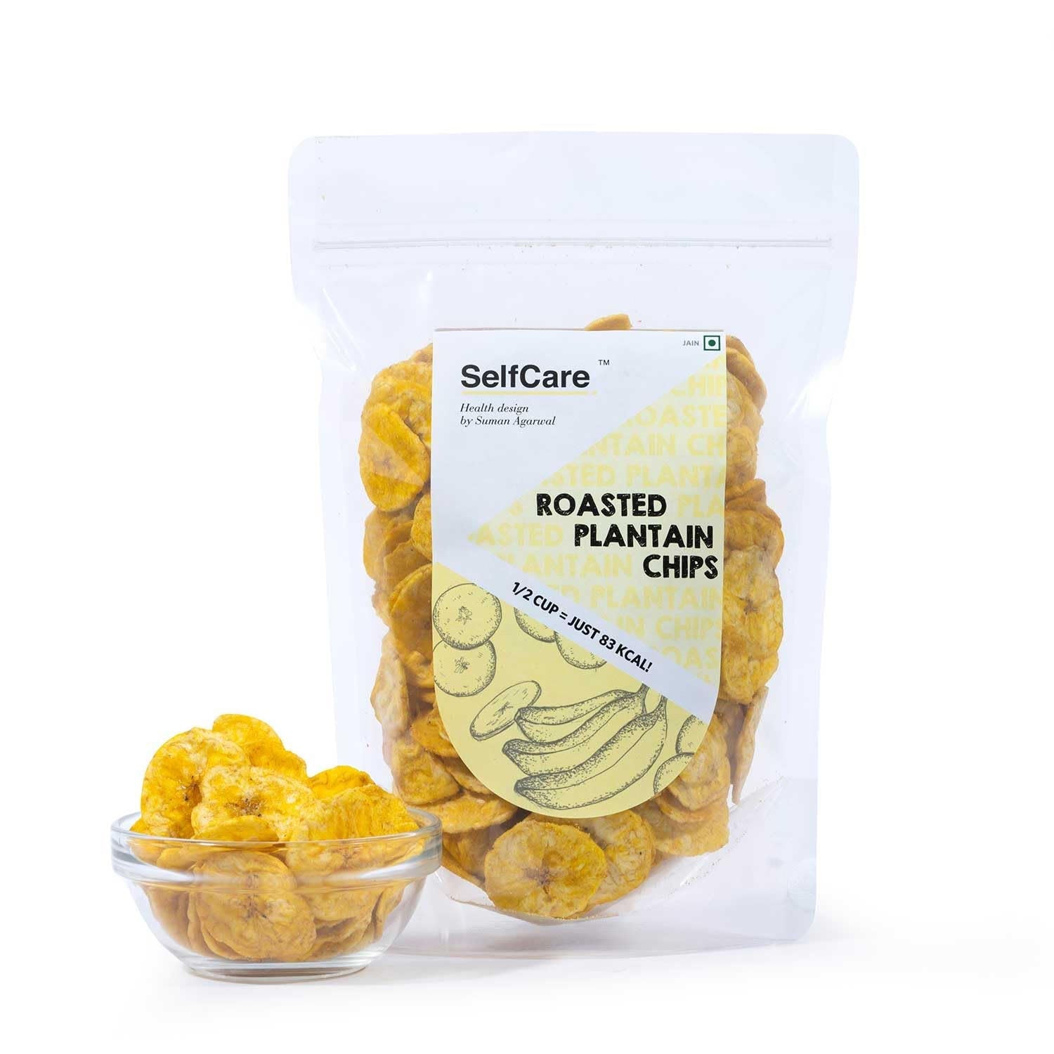 Selfcare Roasted Plantain Chips 125Gm