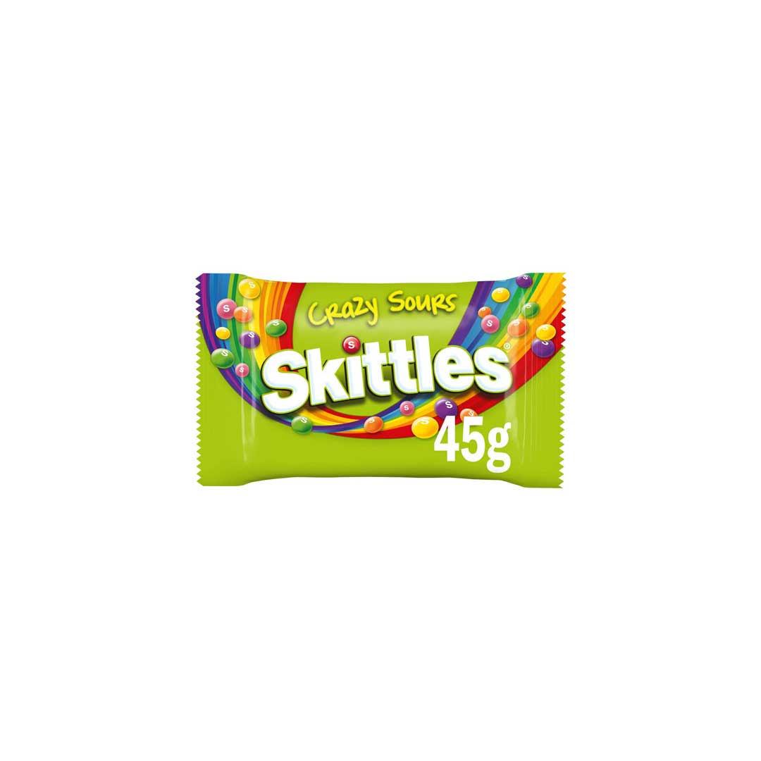 Skittles Candy Crazy Sours 45Gm