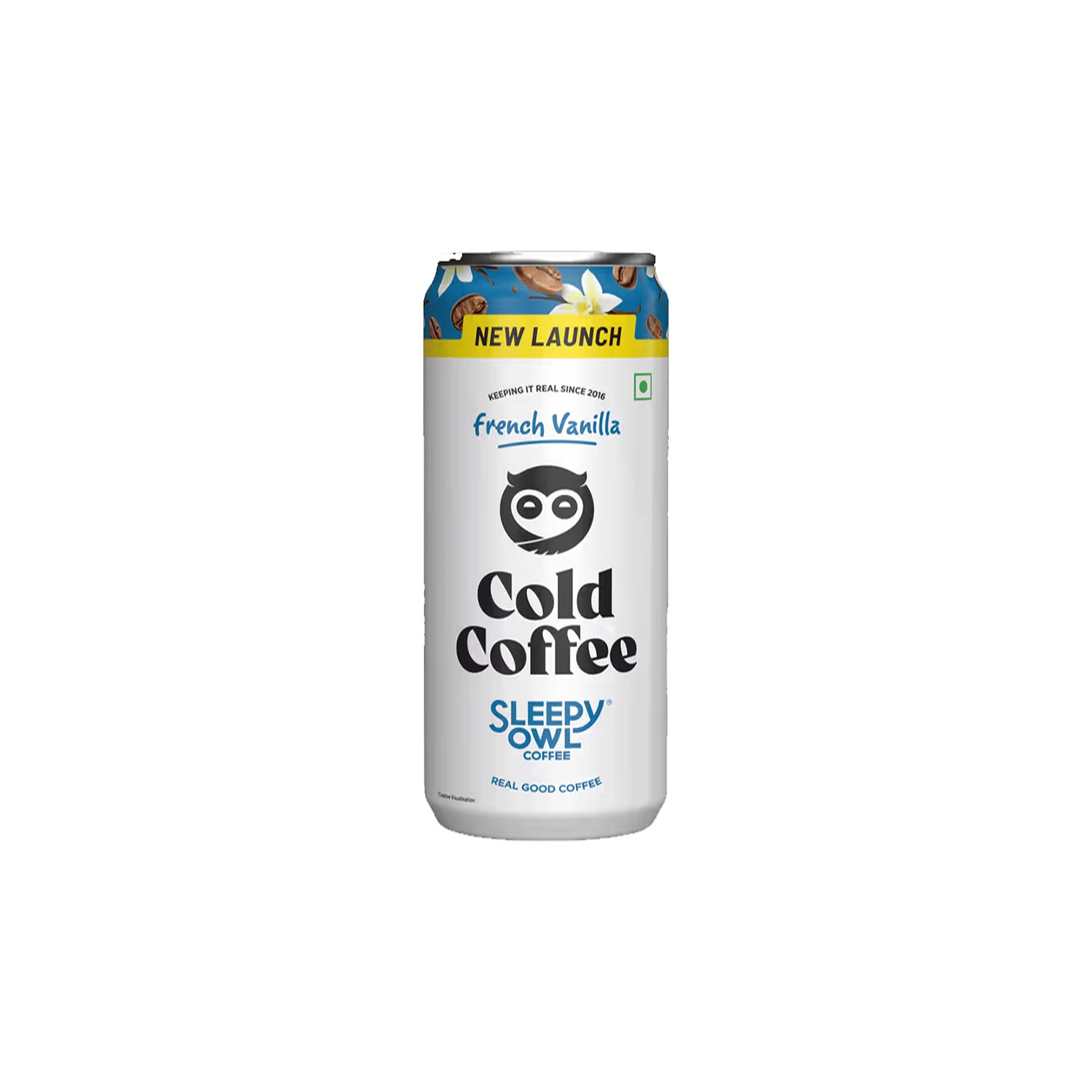 Sleepy Owl Cold Coffee French Vanilla Tin 200Ml