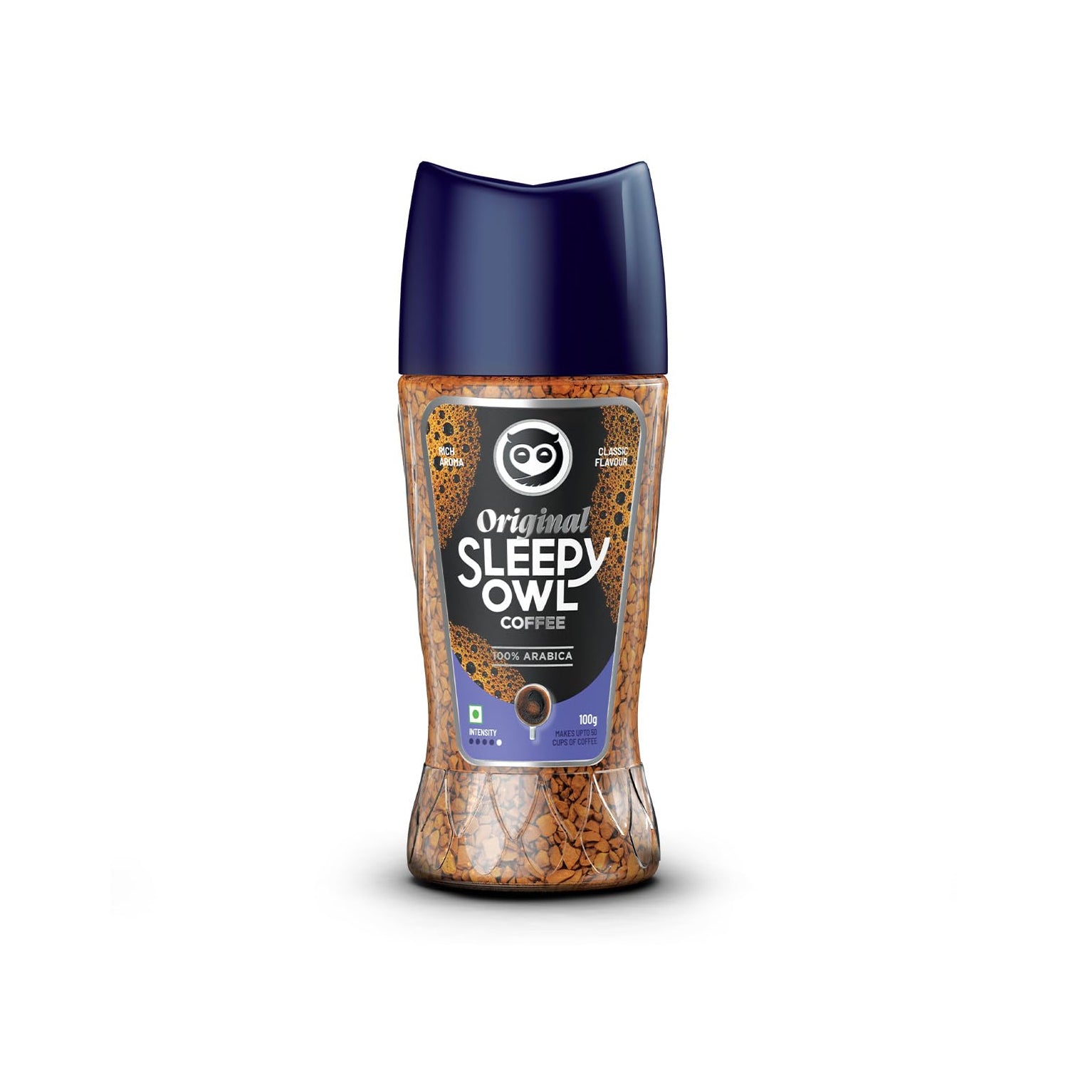 Sleepy Owl Original Instant Coffee Bottle 100Gm