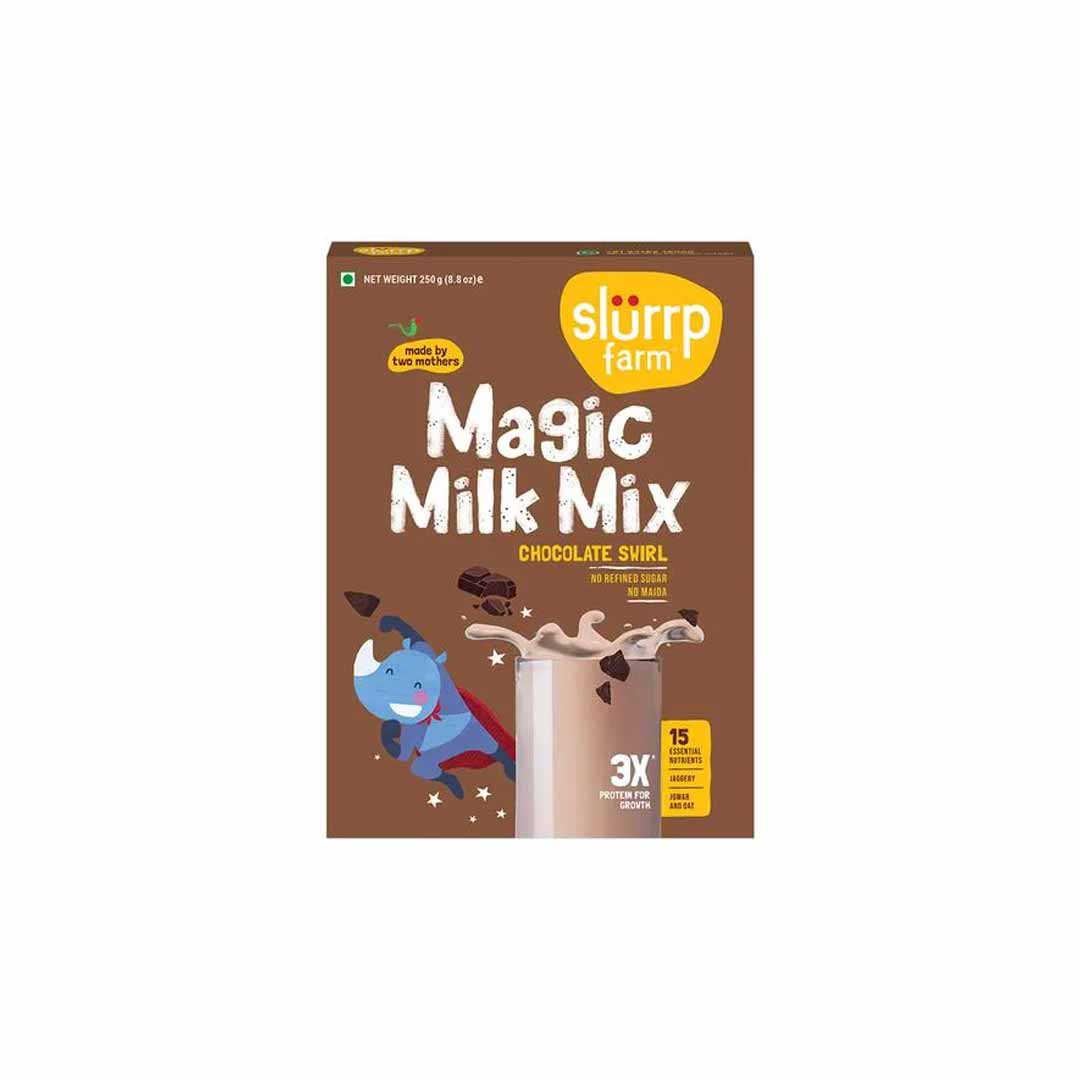 Slurrp Farm Magic Milk Mix Chocolate Swirl 250Gm