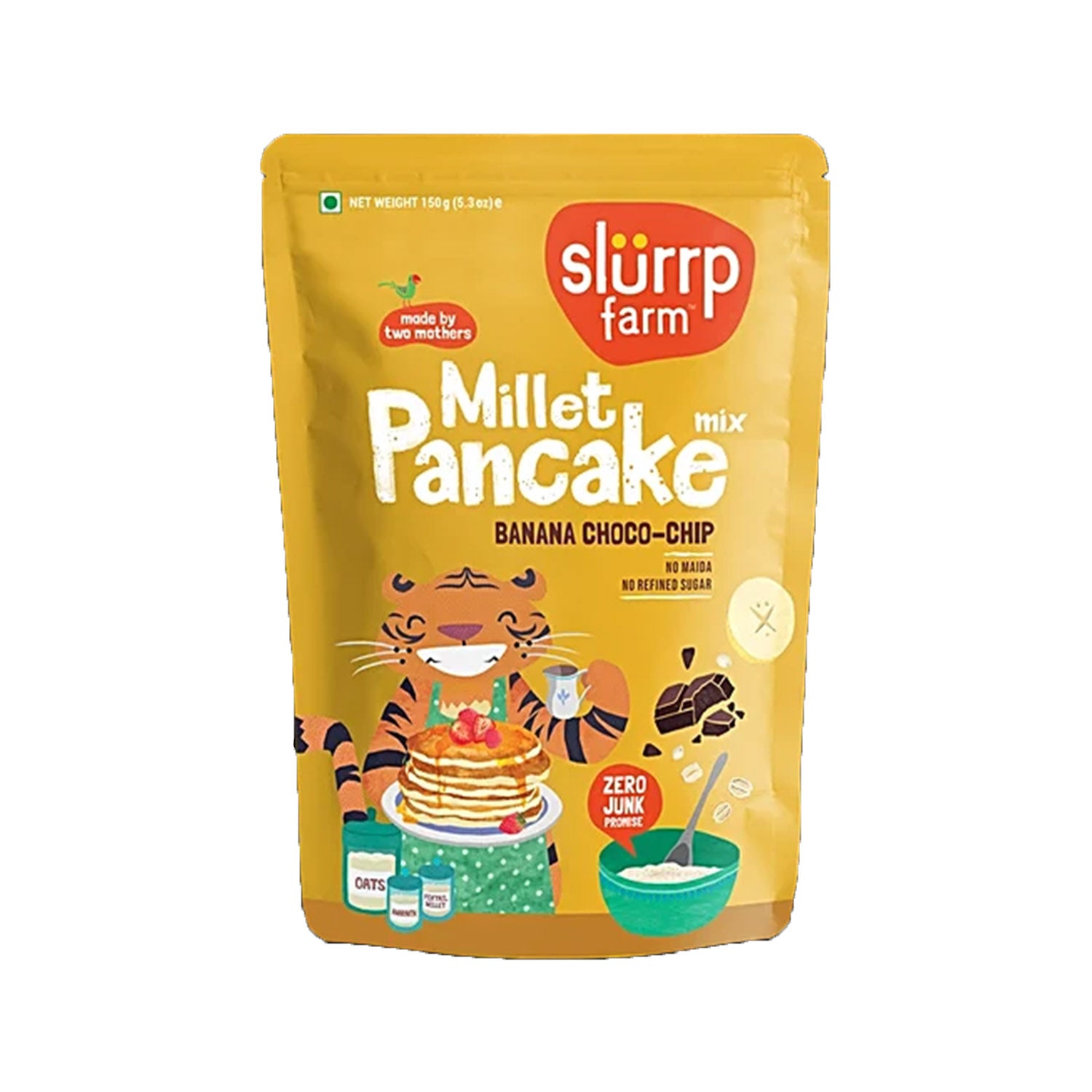 Slurrp Farm Banana Choco Chip Pancake 150Gm