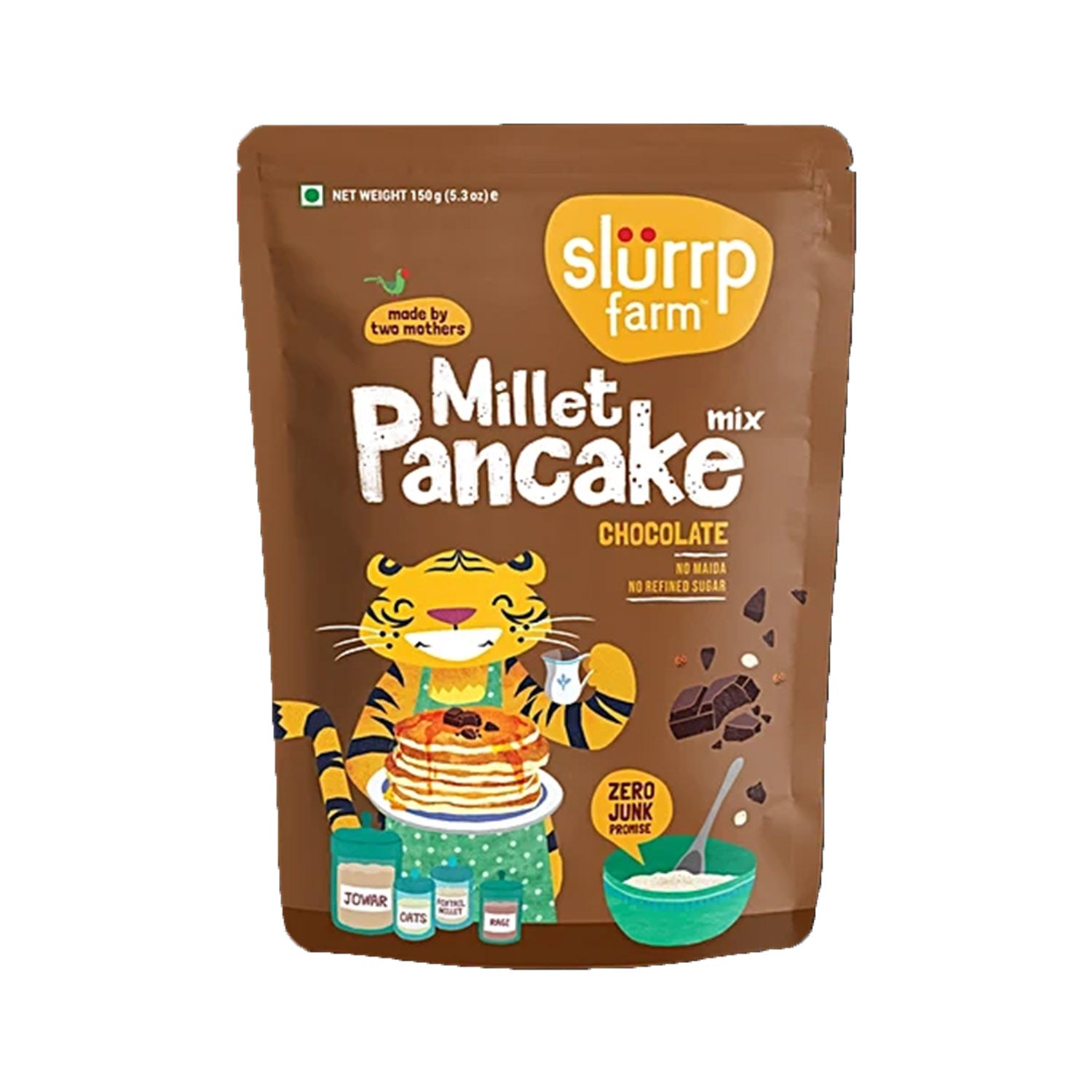 Slurrp Farm Chocolate Pancake Mix 150Gm