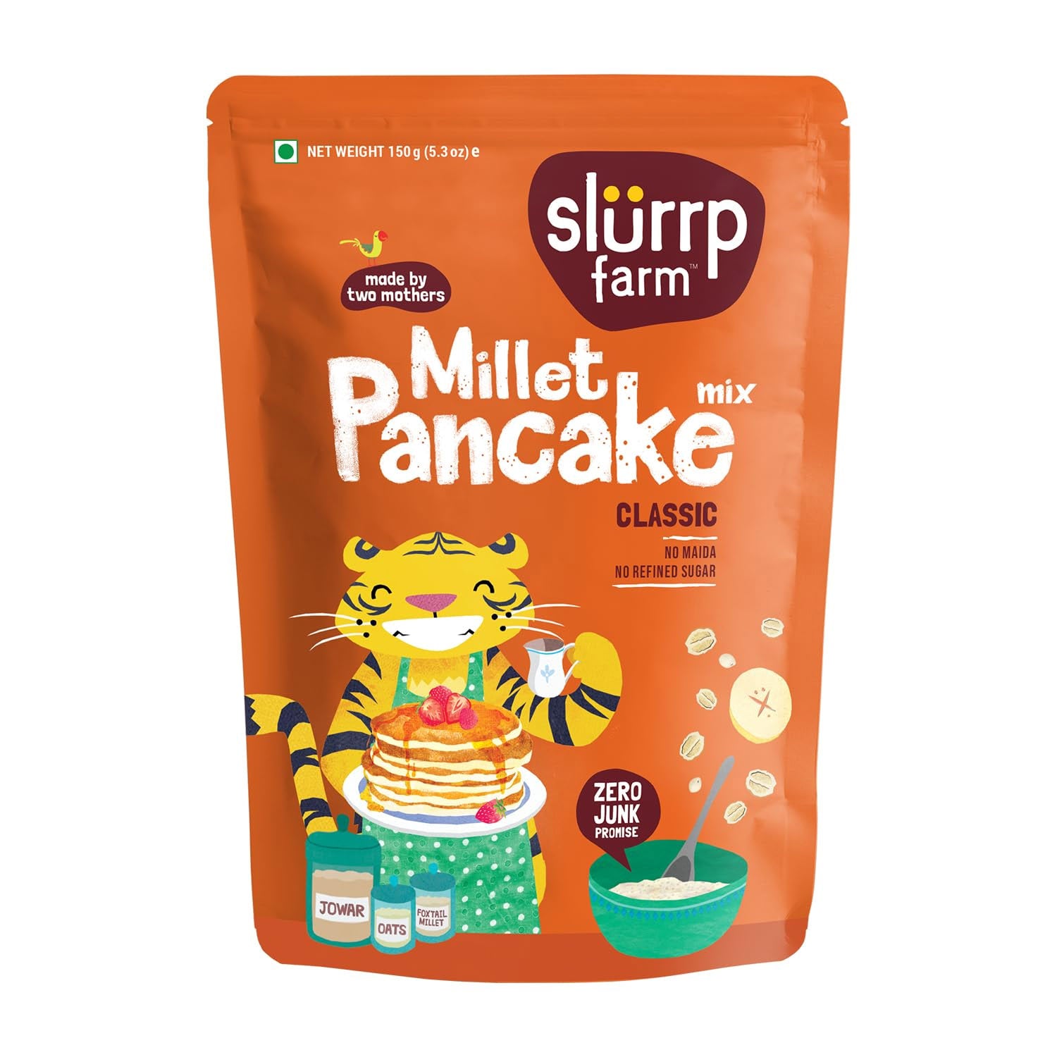 Slurrp Farm Classic Pancake Premix 150Gm
