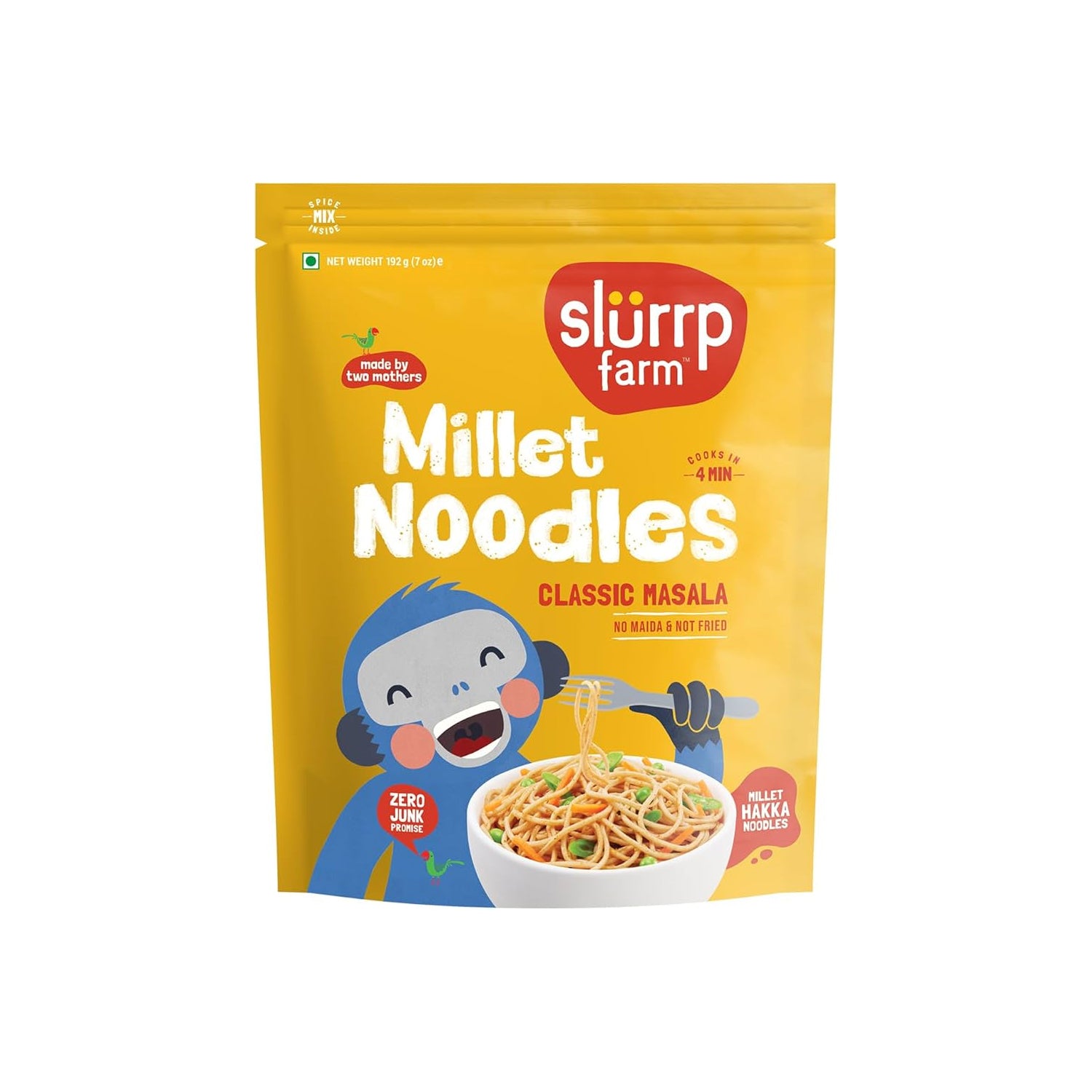 Slurrp Farm Millet Noodles Classic Masala 192Gm