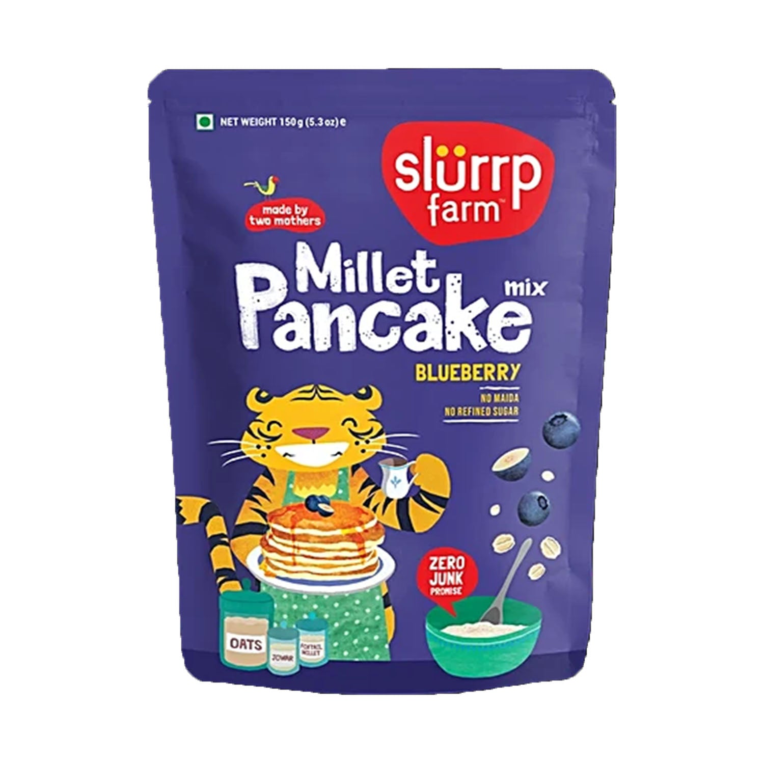 Slurrp Farm Pancake Blue Berry 150Gm