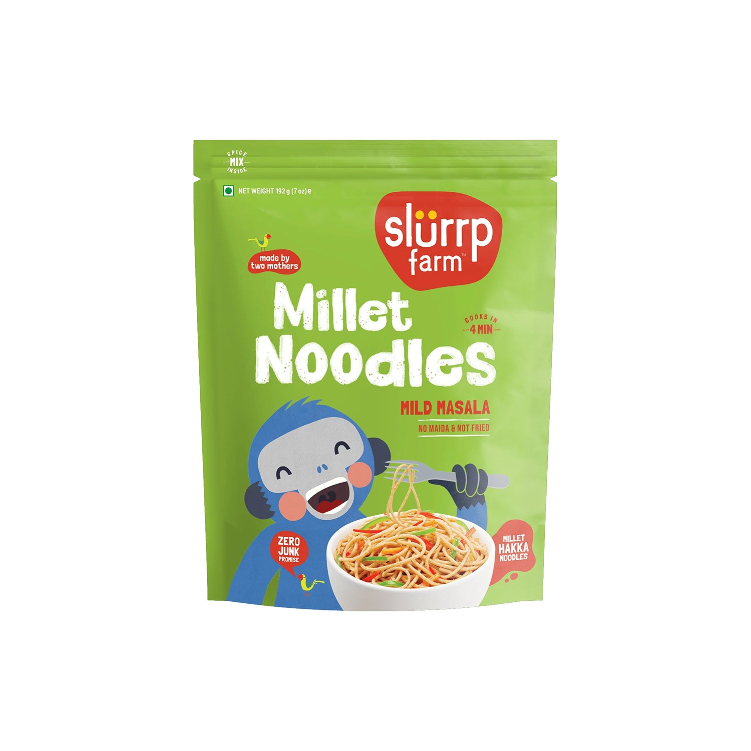 Slurrp Millet Noodles Mild Masala 192Gm