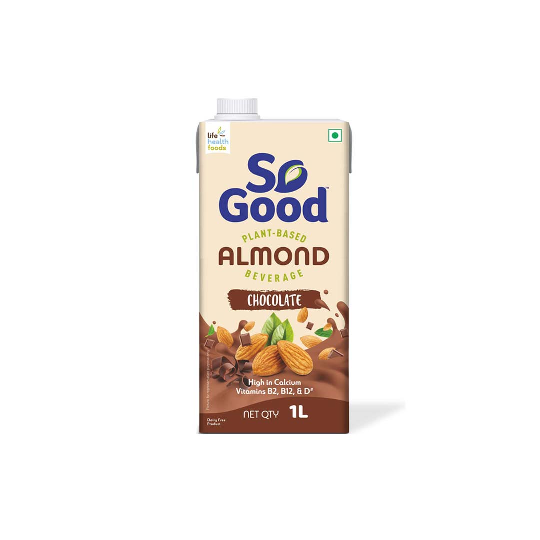 So Good Almond Chocolate Tetra Pack 1Ltr