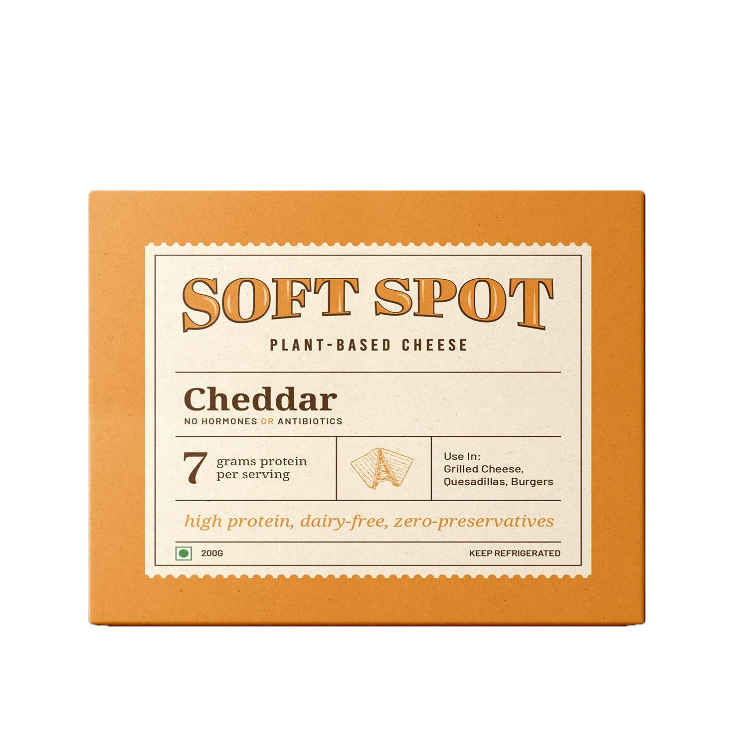 Soft Spot Cheddar Block 200Gm