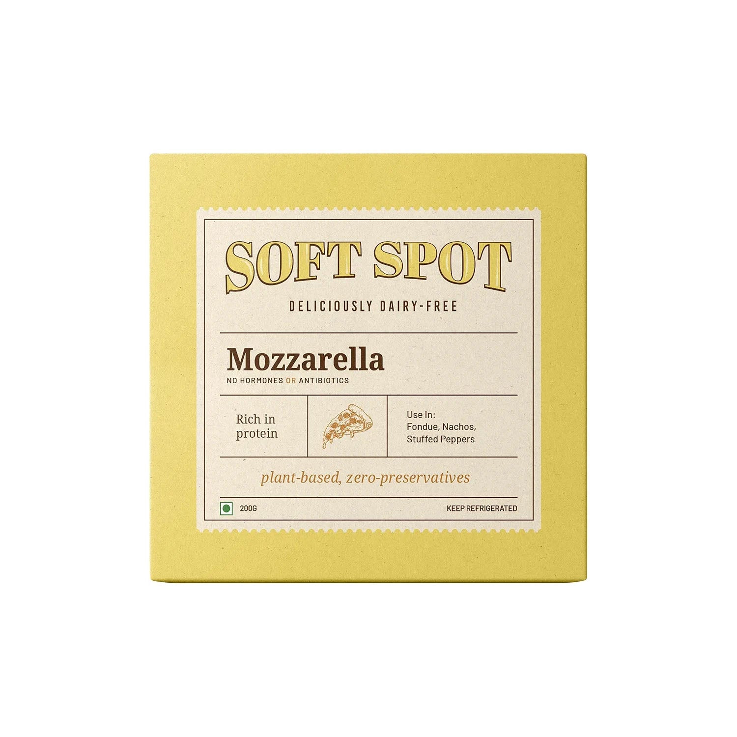 Soft Spot Regular Mozzarella Block Yellow 200Gm