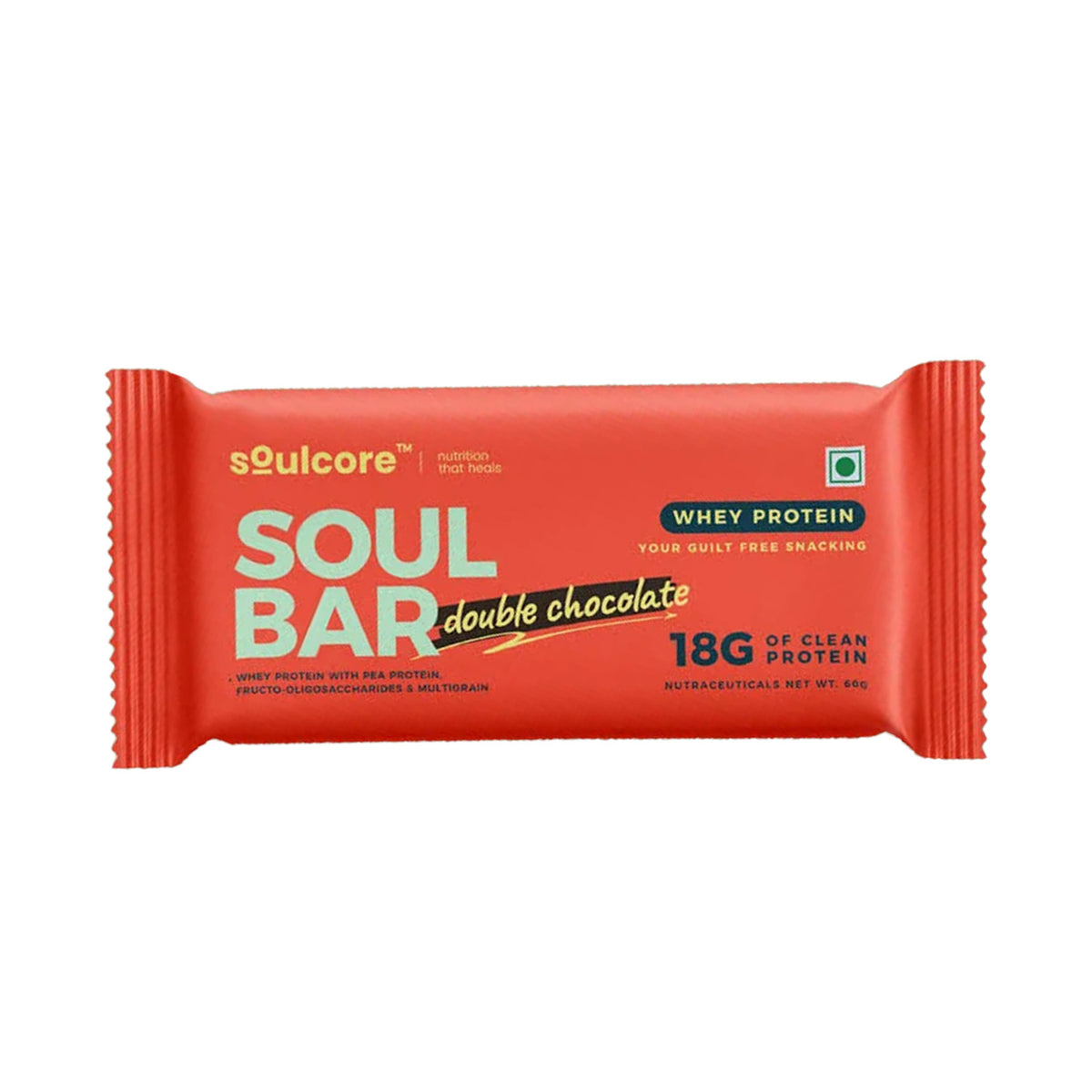 Soulcore Protein Bar Double Chocolate Flv 60Gm