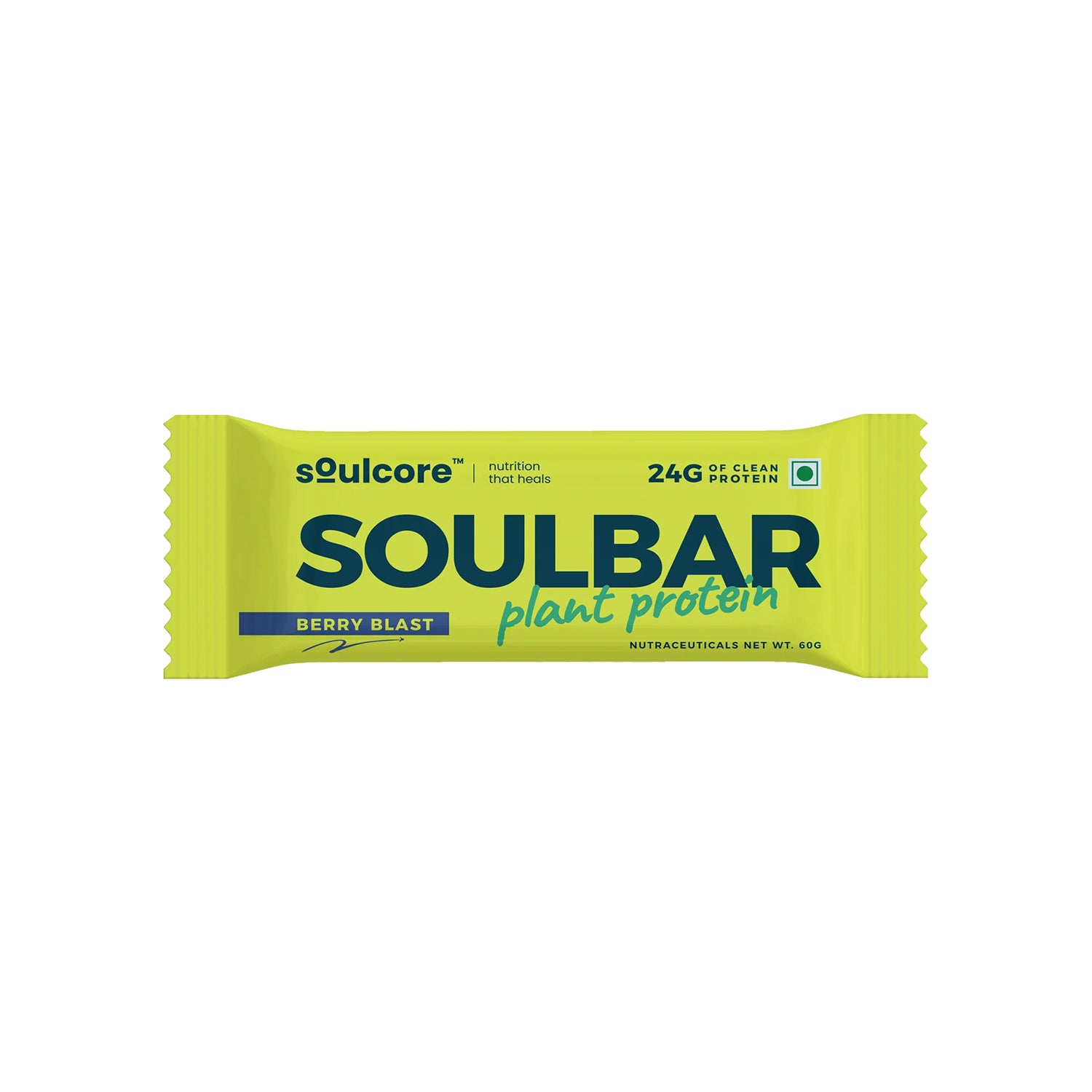 Soulfuel Protein Bar Berry Blast Flavour 60Gm