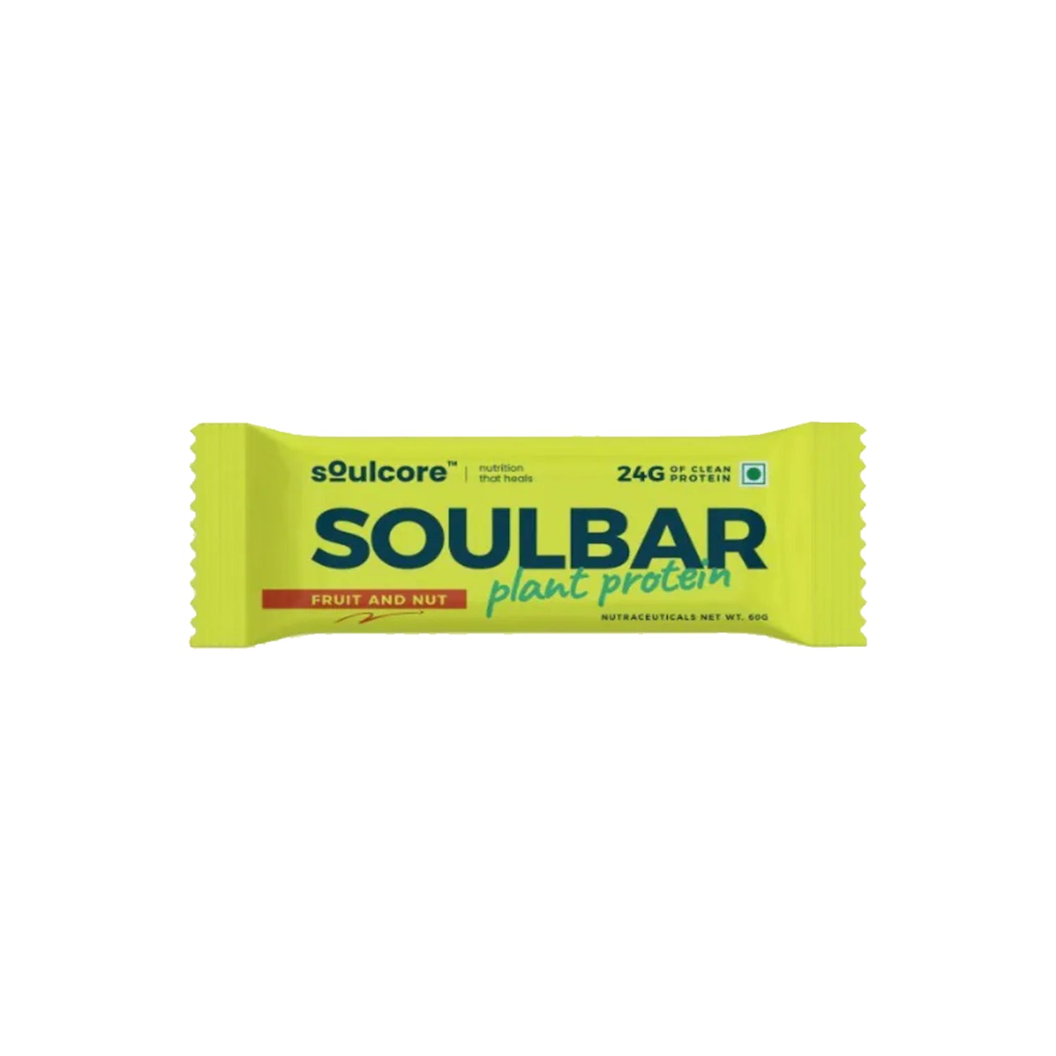 Soulfuel Protein Bar Fruit & Nut 60Gm