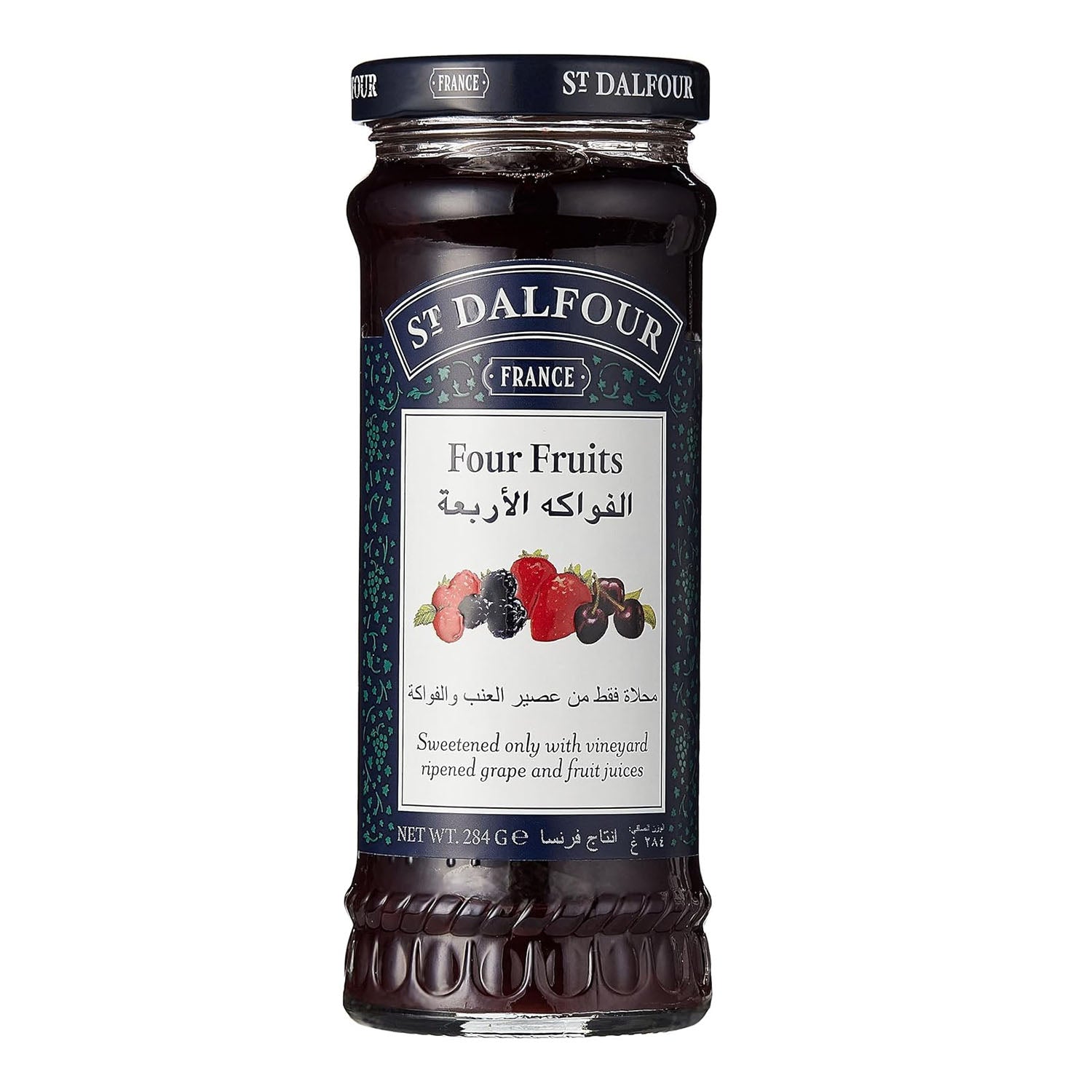 St Dalfour Four Fruits Fruit Jam 284Gm