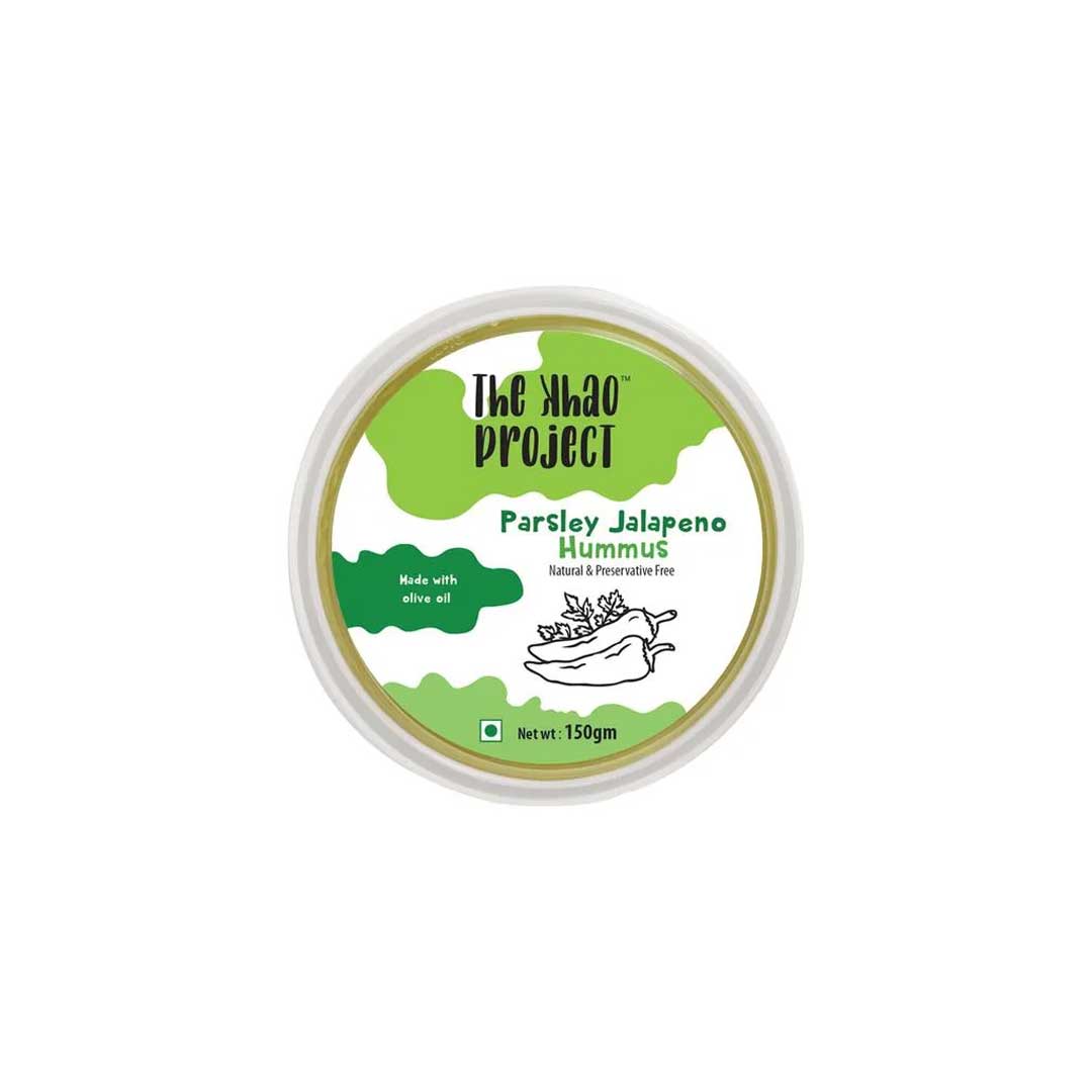The Khao Project Parsley Jalapeno Hummus 150Gm