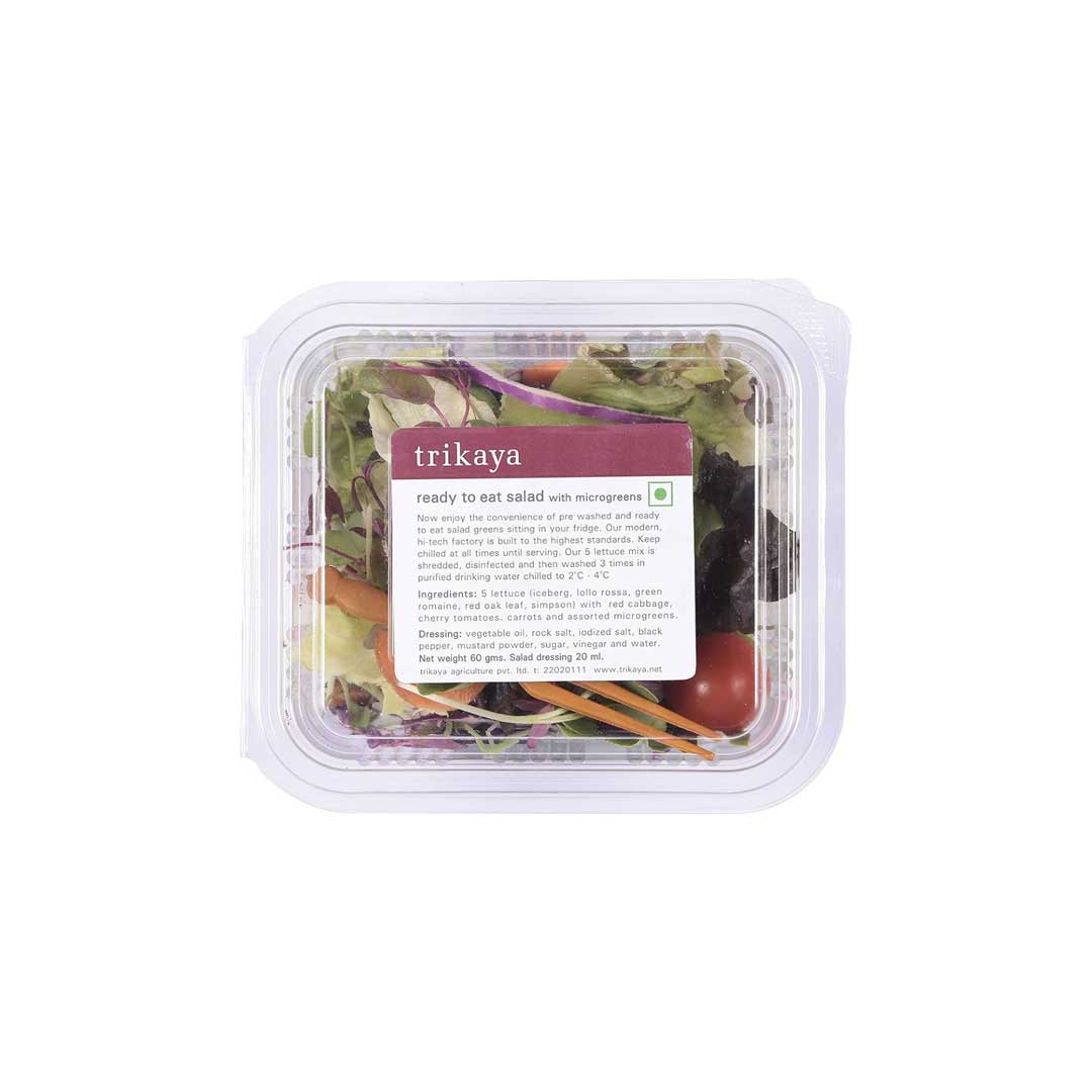 Trikaya Ready To Eat With Assorted Microgreens 1 Pkt