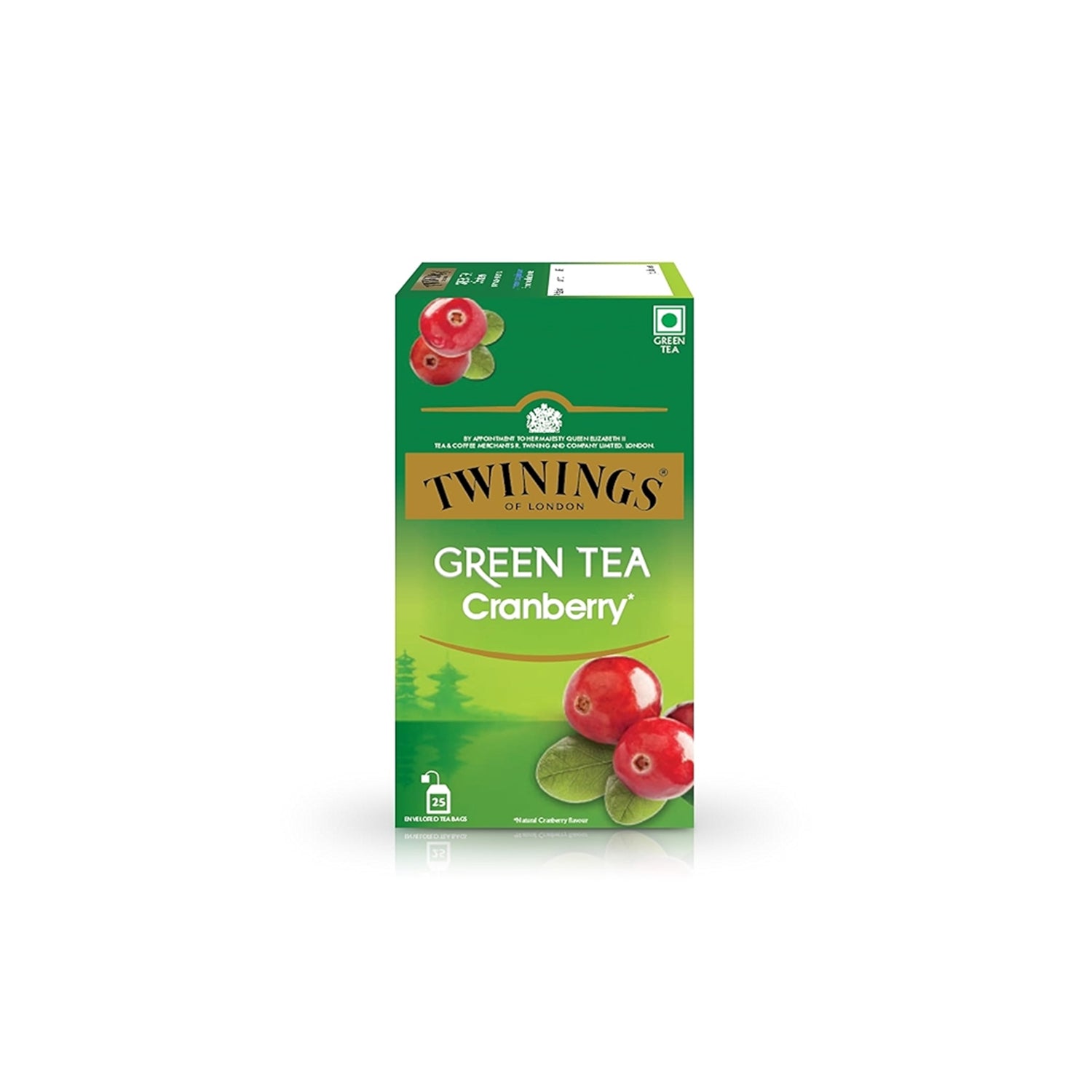 Twinings Green Tea Cranberry 25Pc
