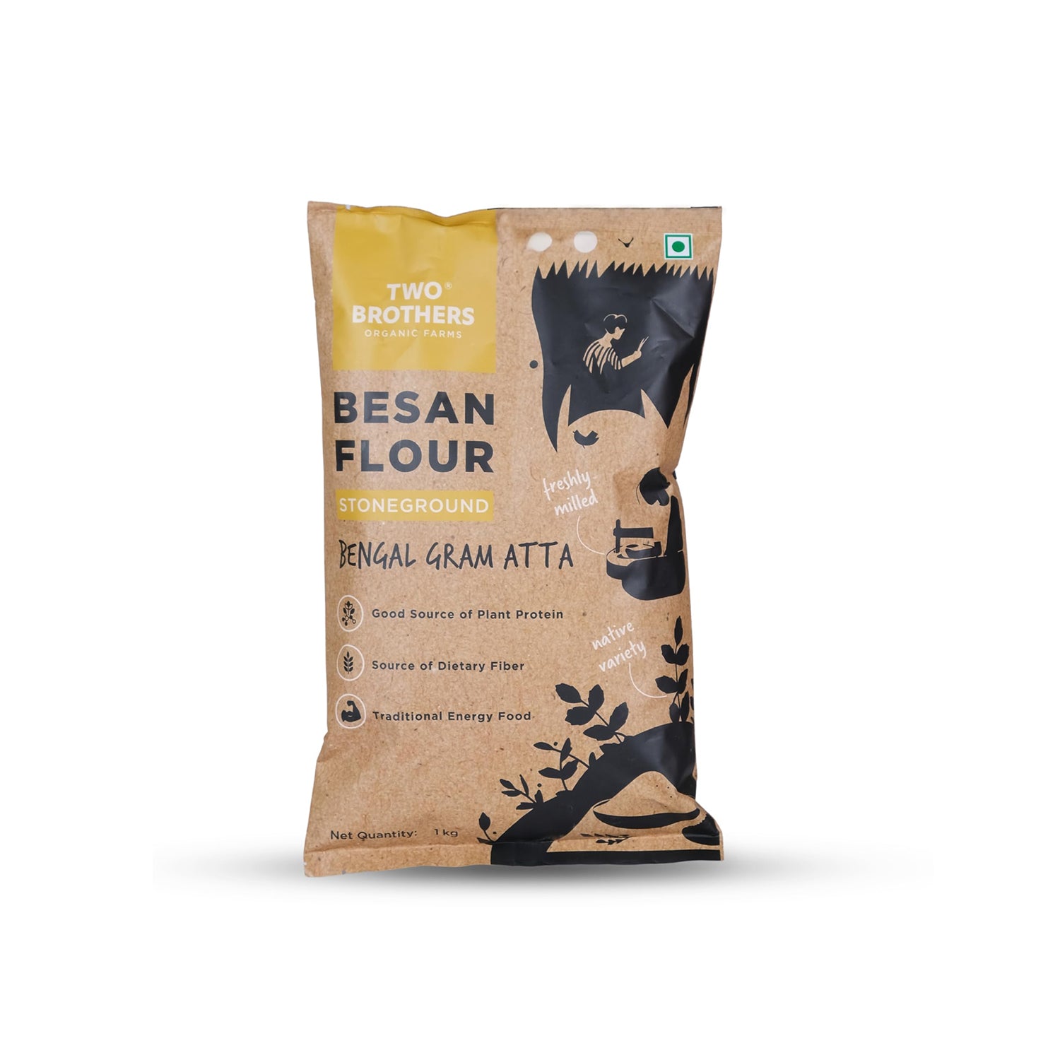 Two Brothers Besan Flour 1Kg