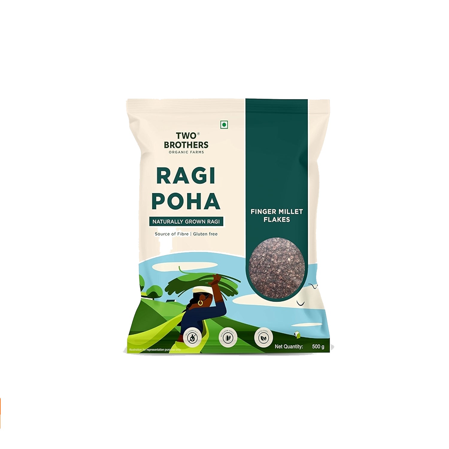 Two Brothers Ragi Poha 500Gm