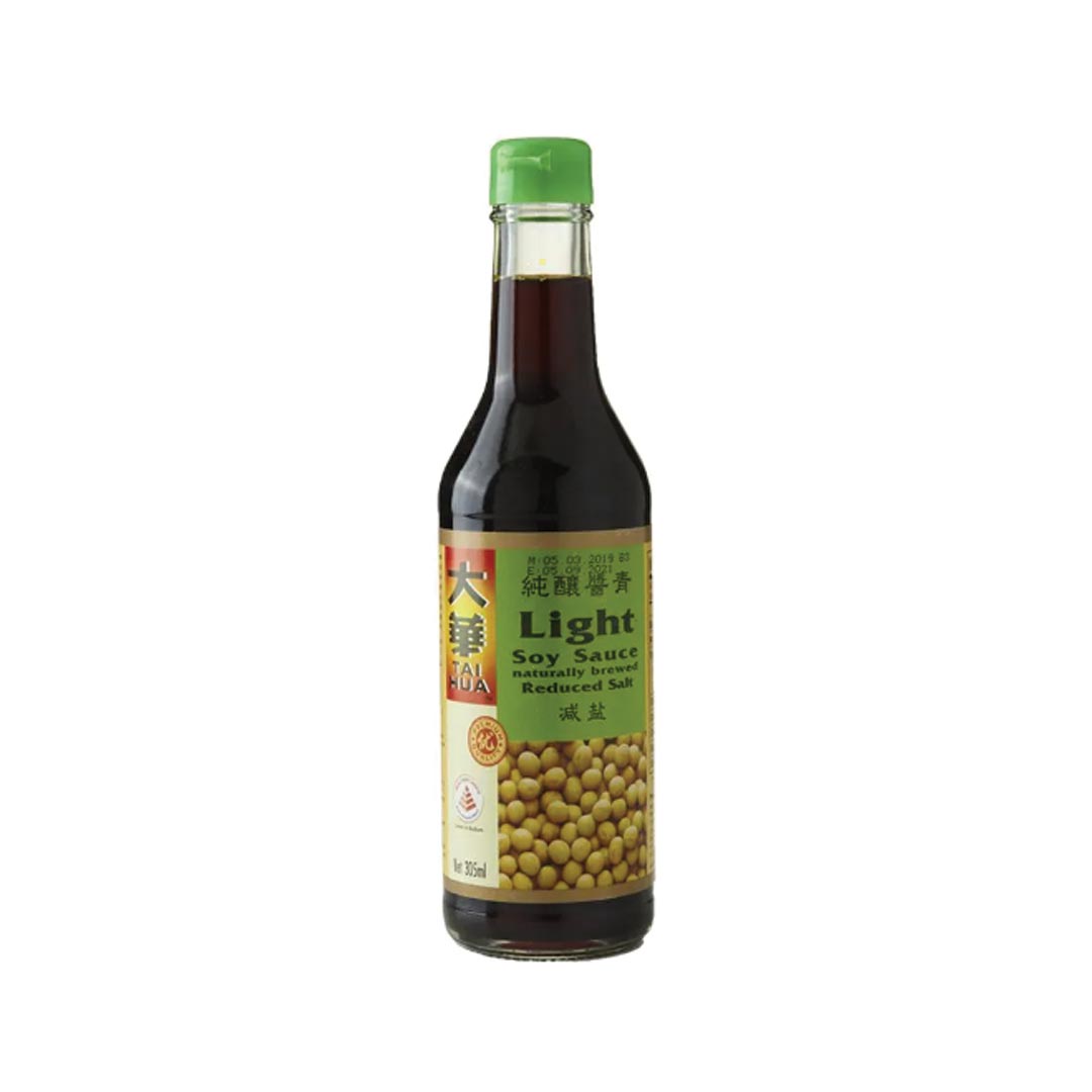Tai Hua Light Soy Sauce Reduced Salt 305Ml