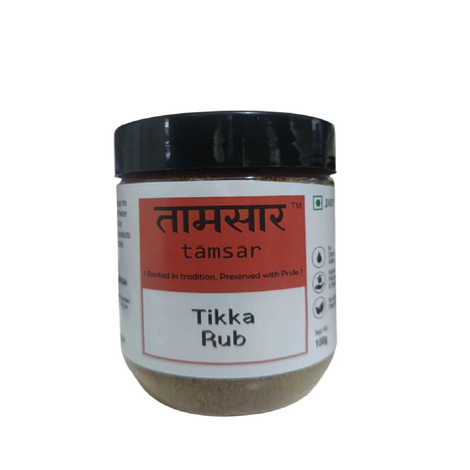 Tamsar Tikka Rub Jain 100Gm