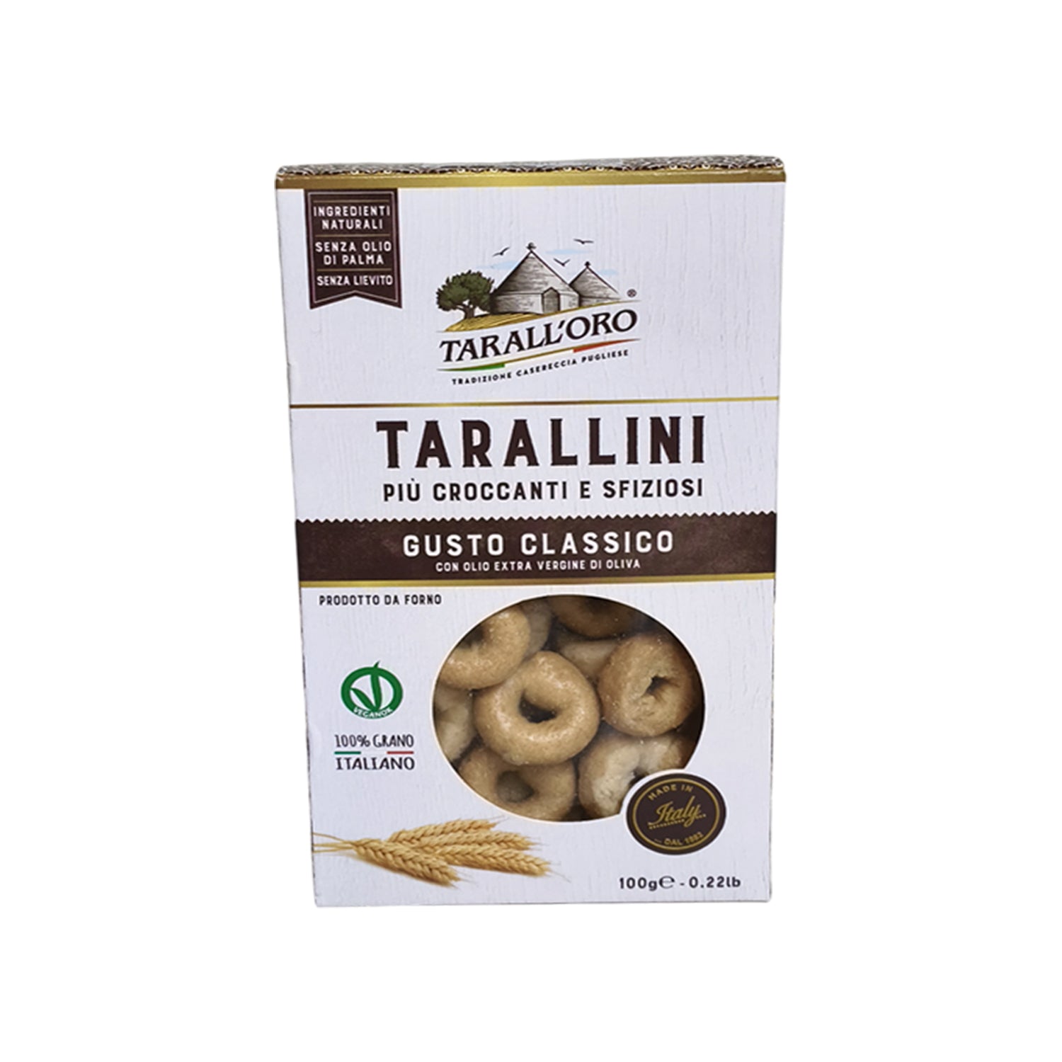 Taralloro Tarallini Classic Crackers 100Gm