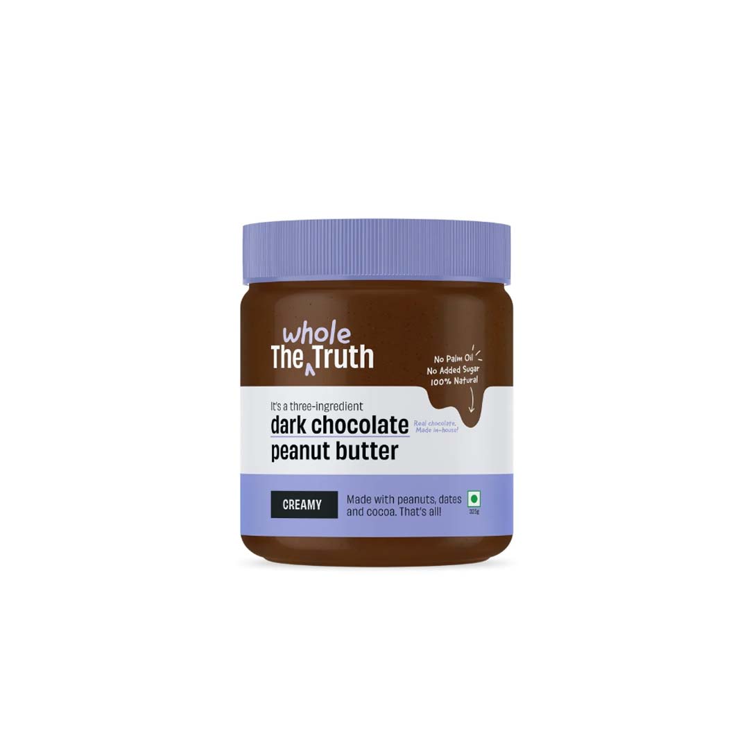 The Whole Truth Dark Chocolate Peanut Butter Creamy 325Gm