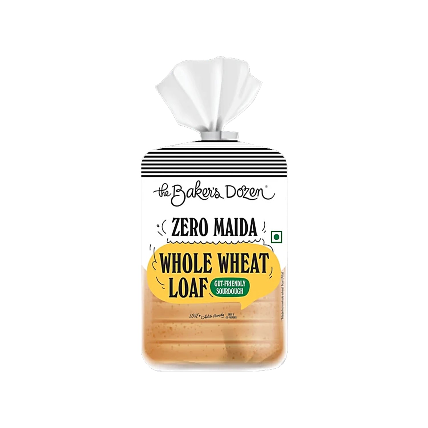 The Bakers Dozen Ww Loaf Zero Maida 100% Ww 400Gm