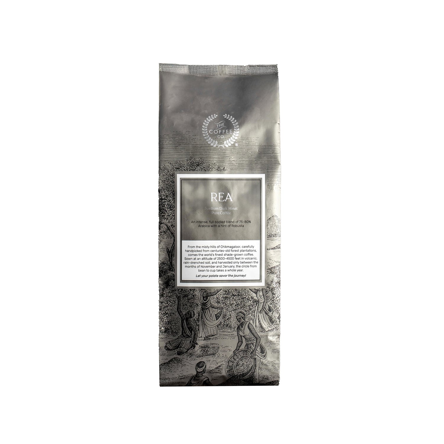 The Coffee Co Rea Med Dark Roast Pure Coffee Bean 250Gm
