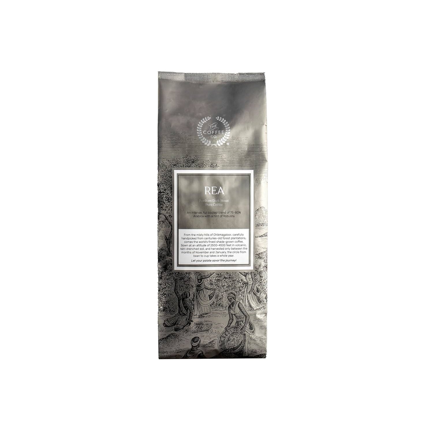 The Coffee Co Rea Med Dark Roast Pure Coffee Powder 250Gm