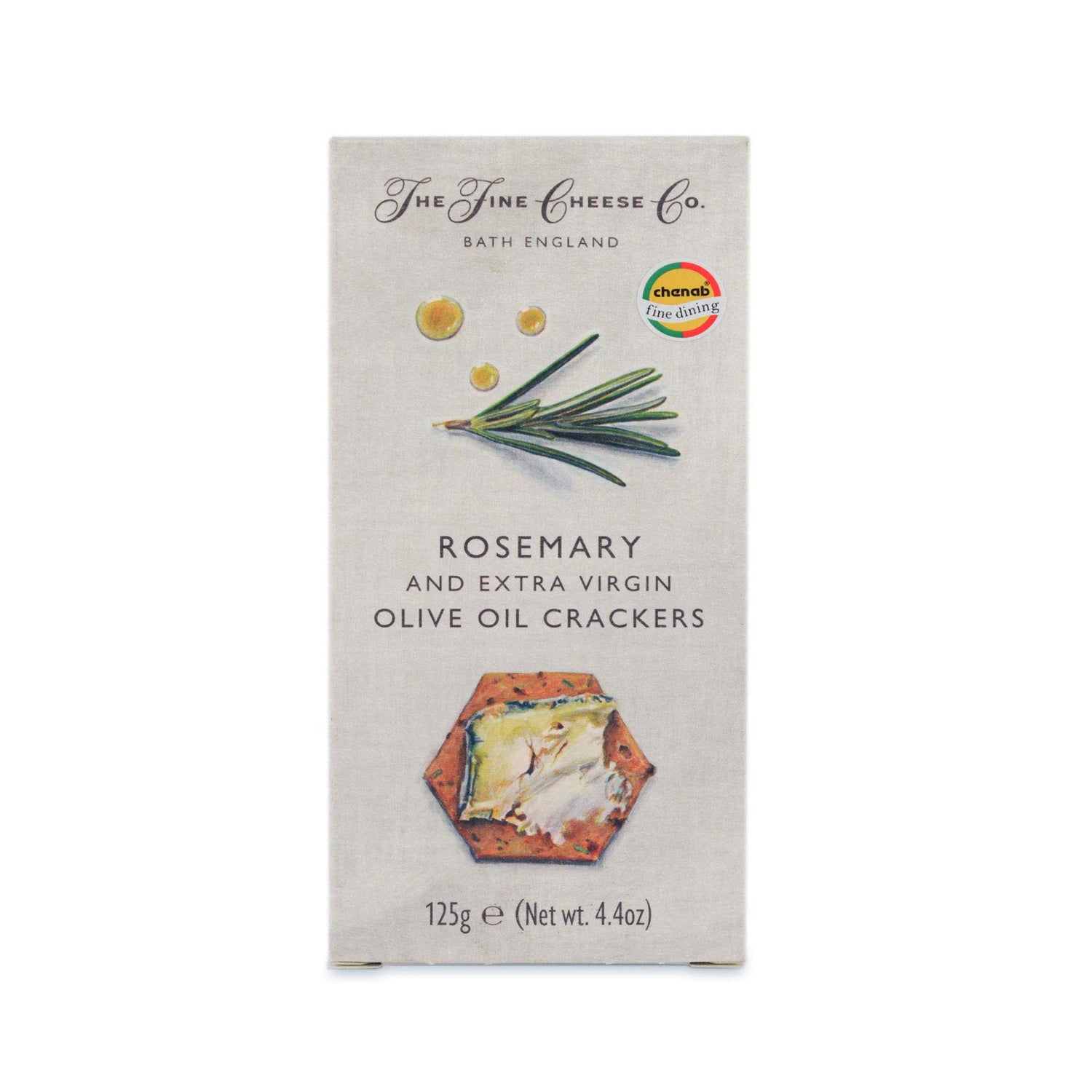 The Fine Cheese Rosemary & Extra Virgin Olive Oil Crackers 125Gm