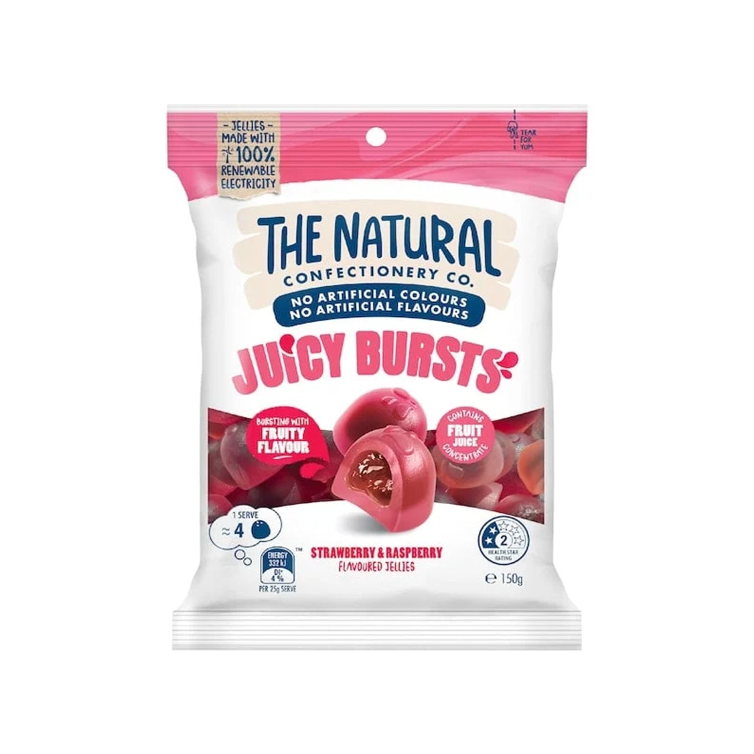 The Natural Juicy Burst 150Gm