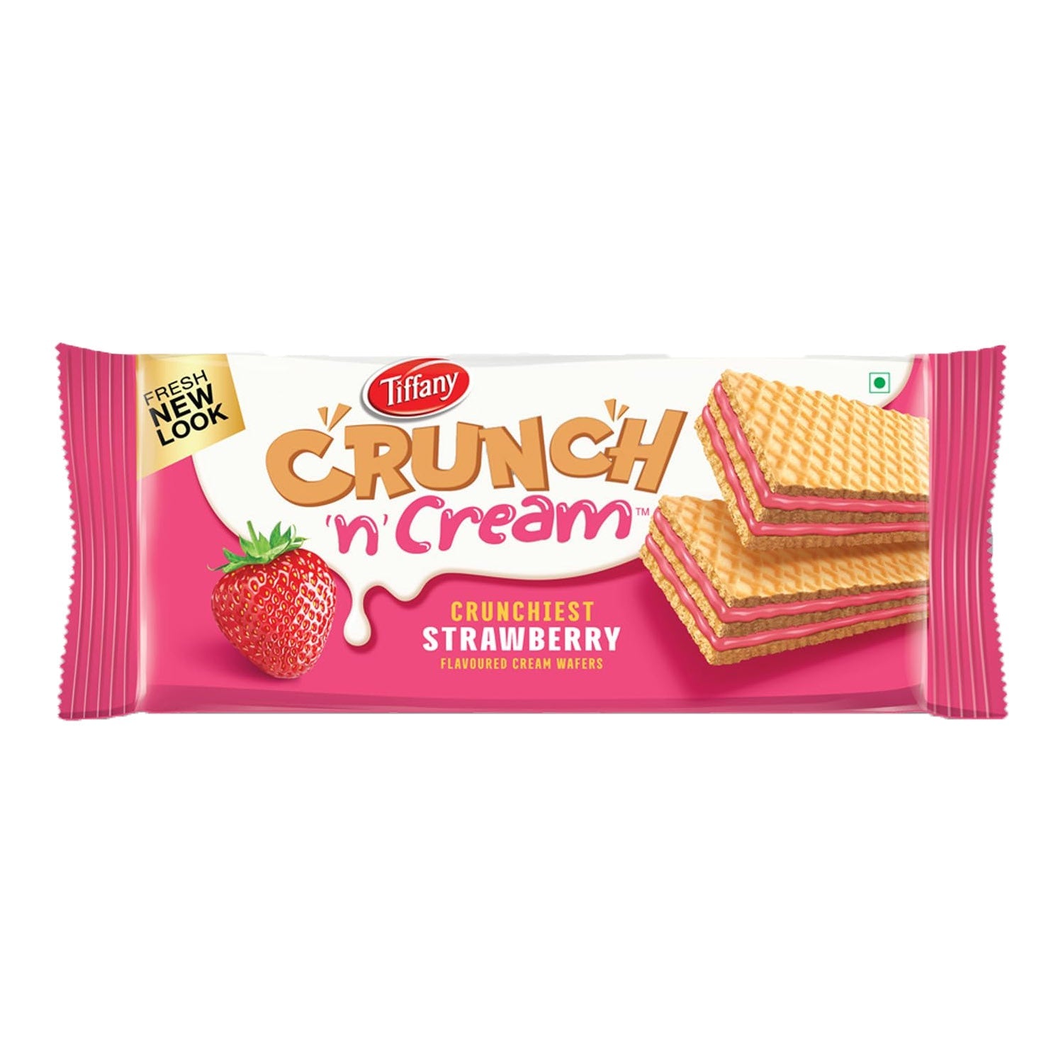 Tiffany Crunch N Cream Strawberry Wafer Biscuit 150Gm Imp