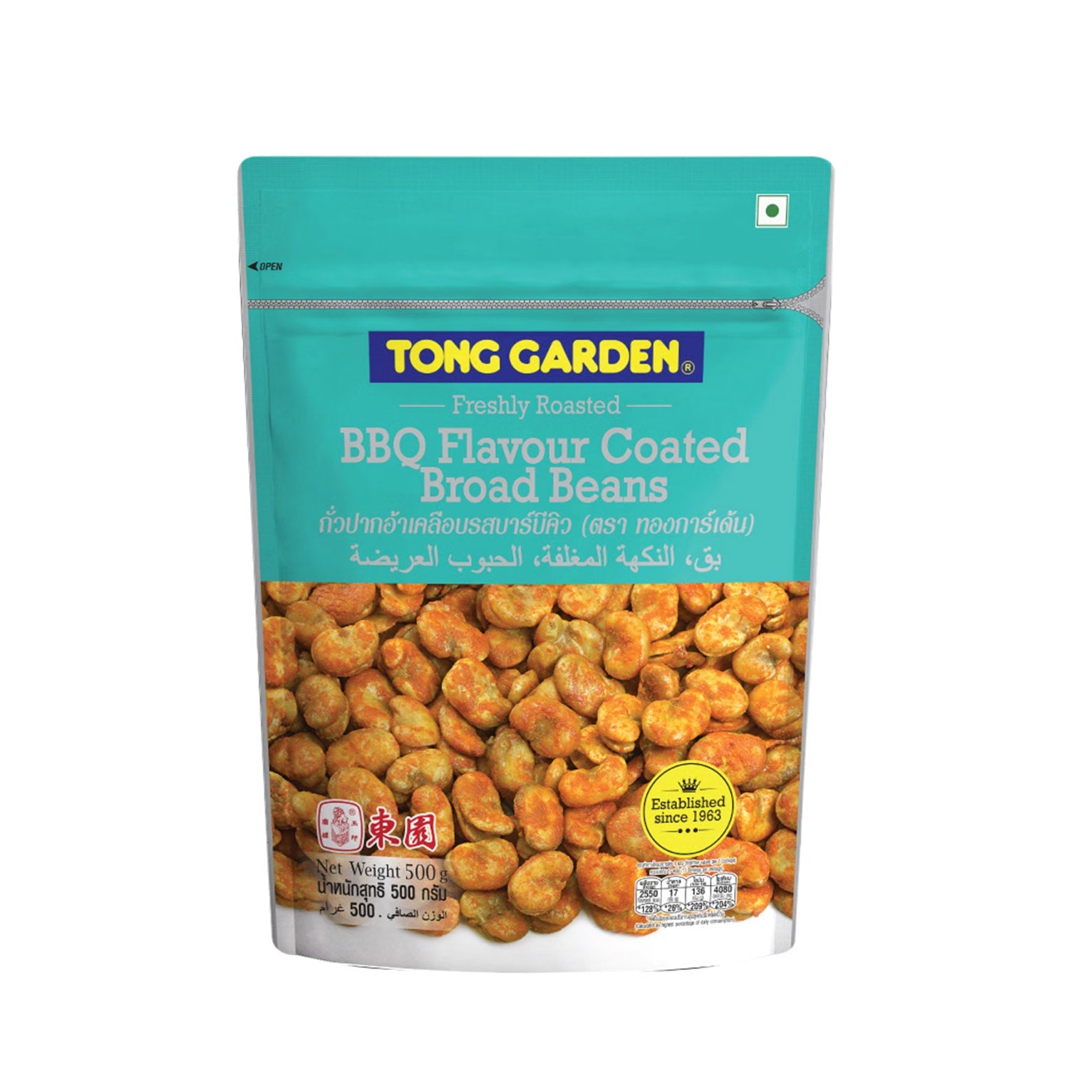 Tong Garden Bbq Flavour Coated 500Gm Imp