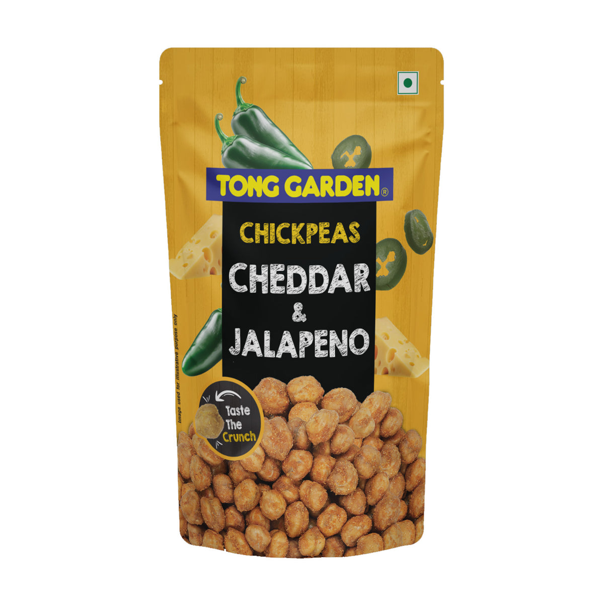 Tong Garden Chickpeas Cheddar & Jalapeno 80Gm