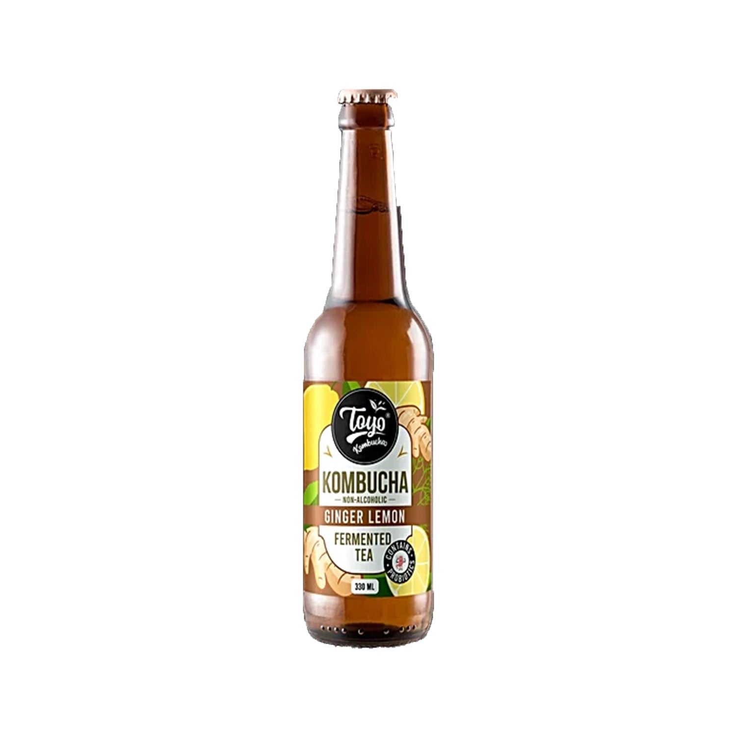 Toyo Kombucha Sf Ginger Lemon 330Ml