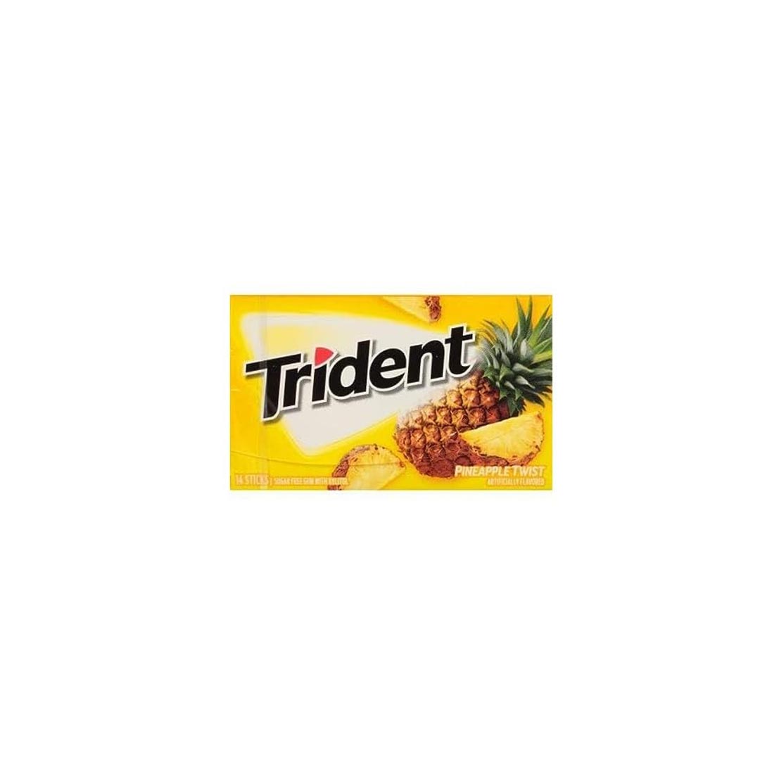Trident Pineapple Twist Flvr 14 Stick