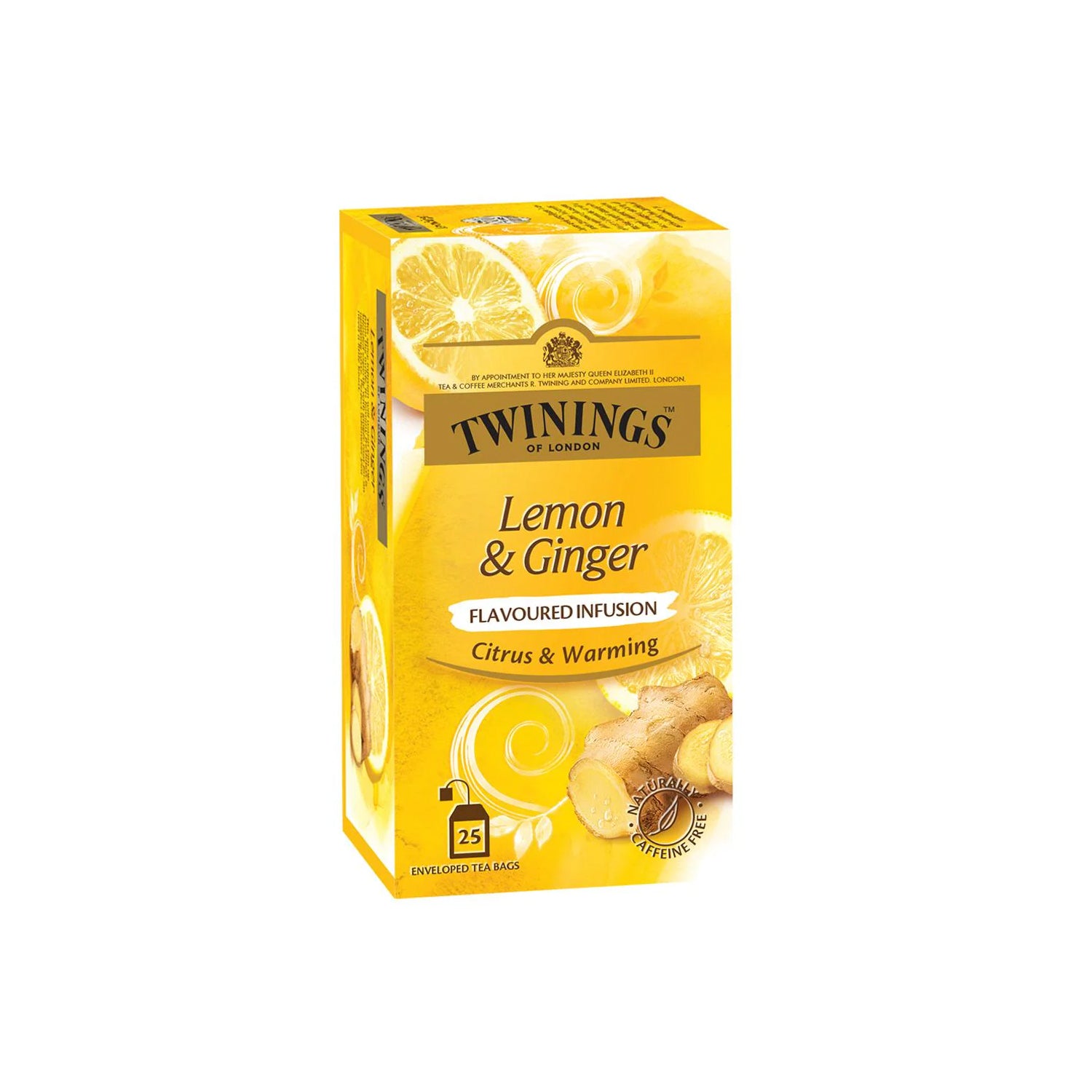 Twinings Lemon & Ginger Tea 25Pcs
