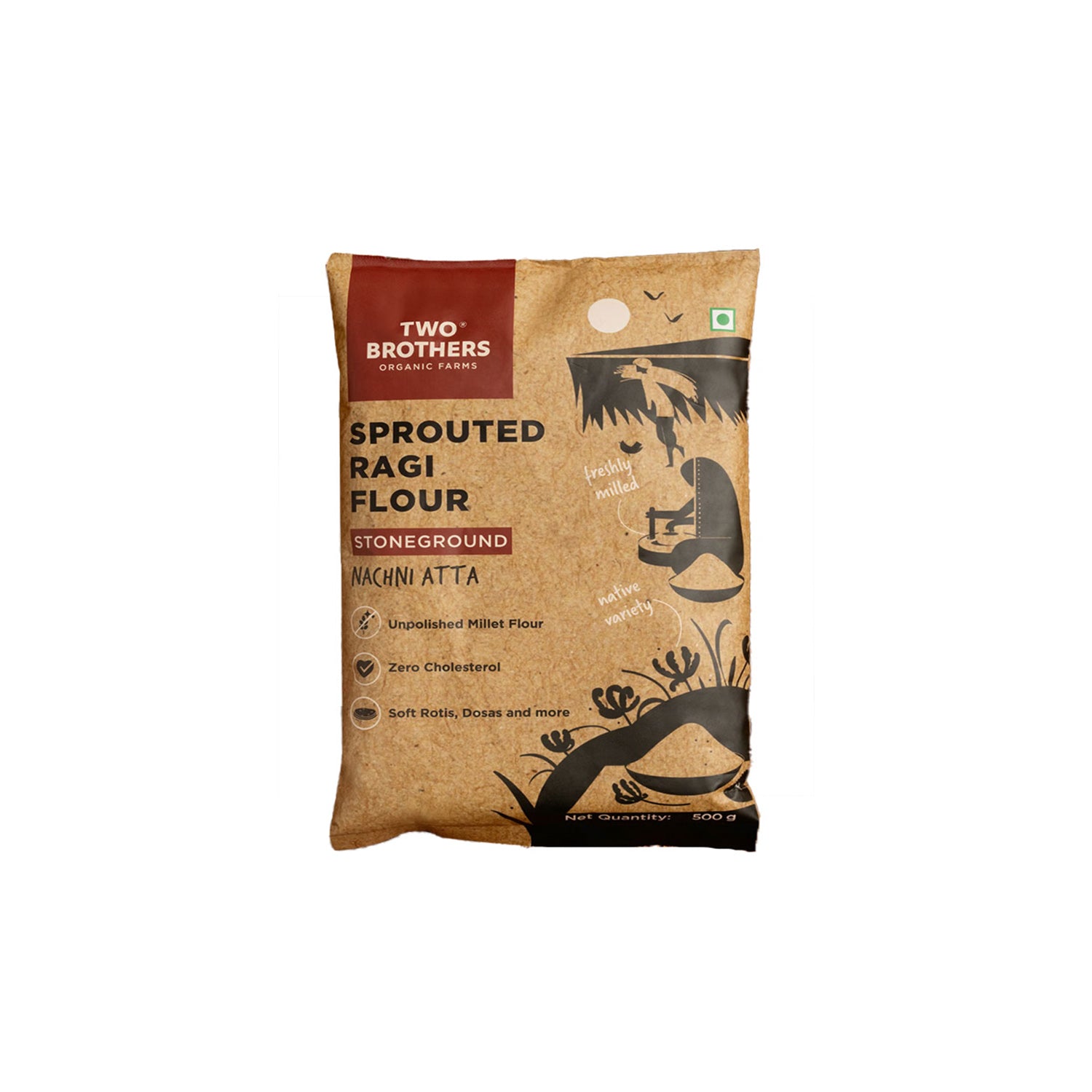 Two Brother Sprouted Ragi Flour 500Gm