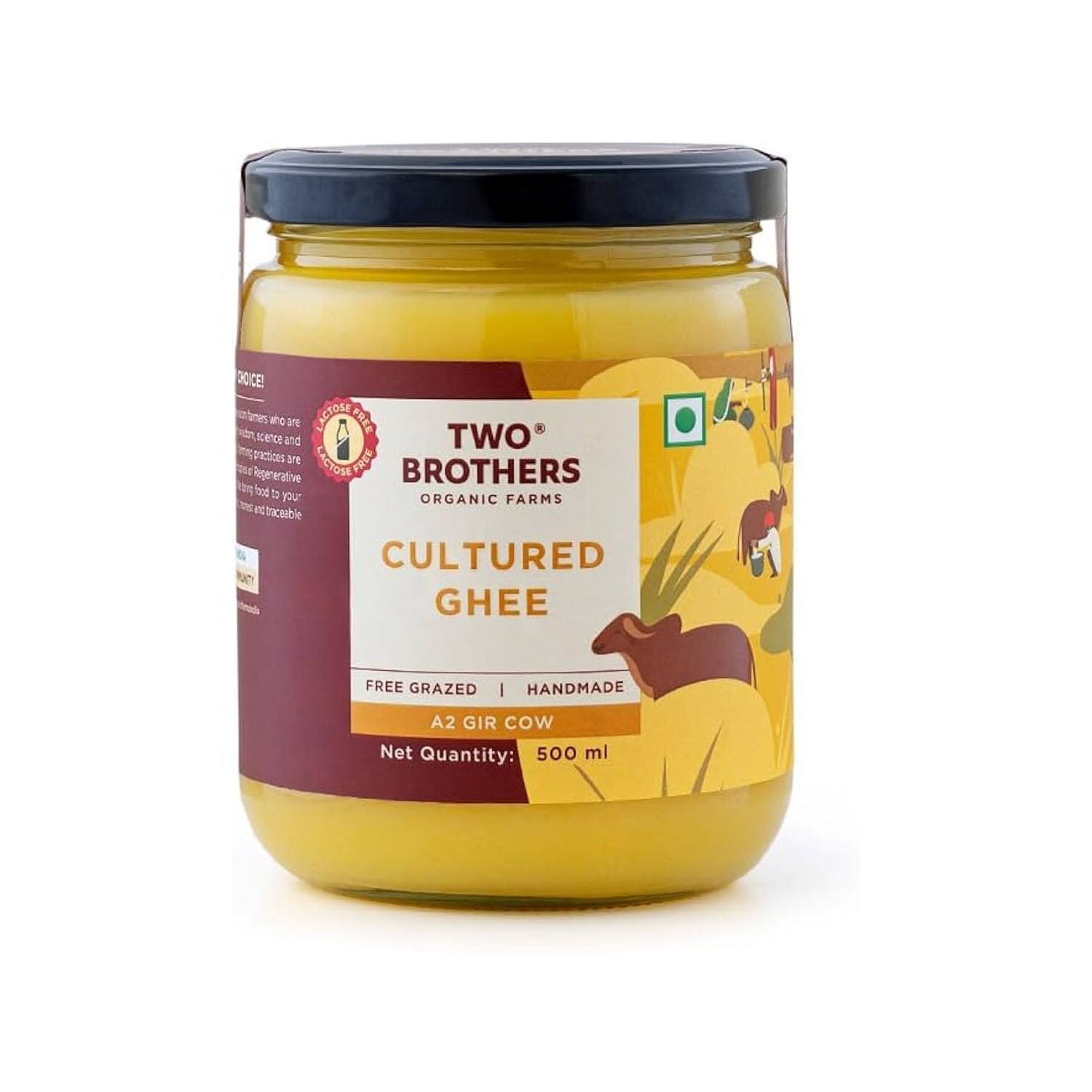 Two Brothers Cultured Ghee 500Ml