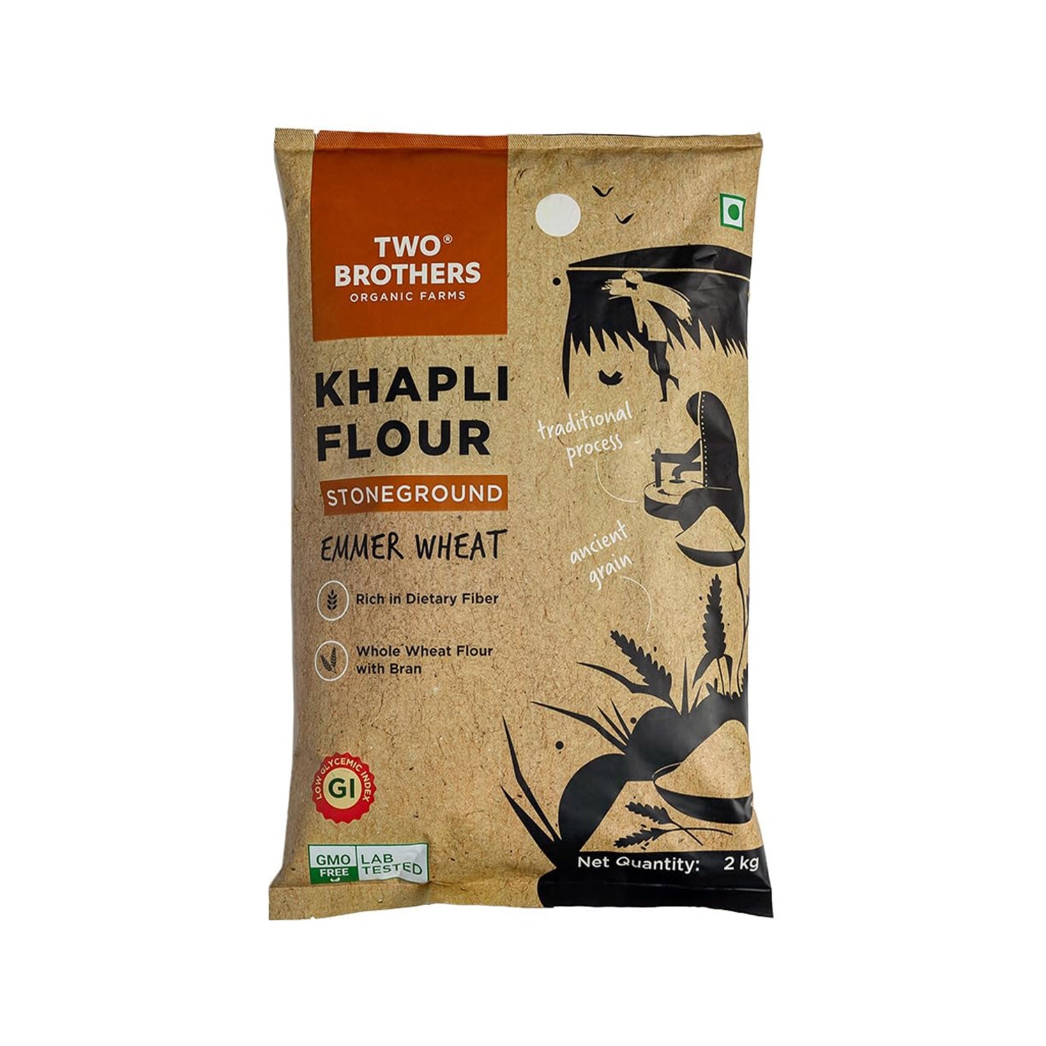 Two Brothers Khapli Flour 1Kg