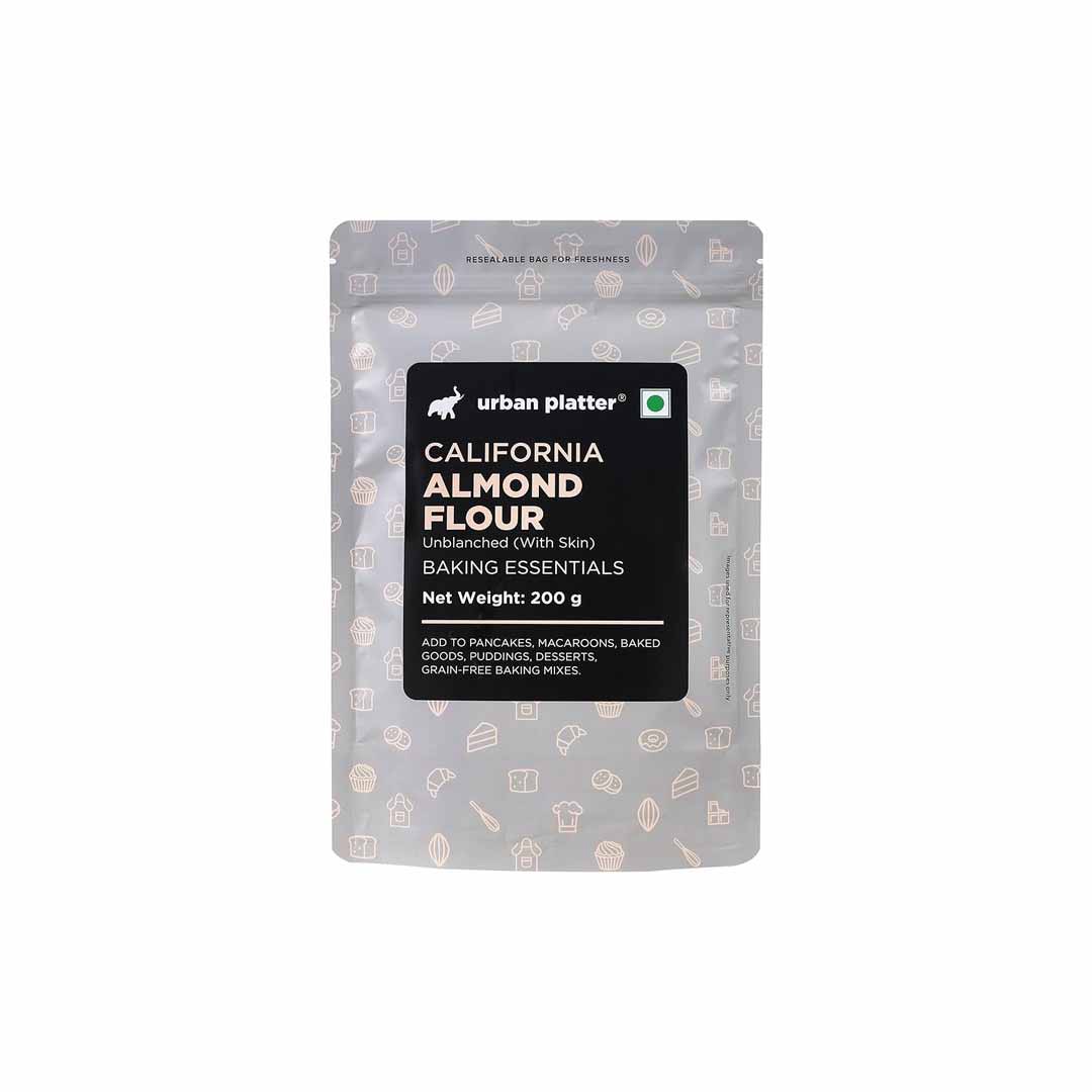Urban Platter Almond Flour Natural With Skin 200Gm