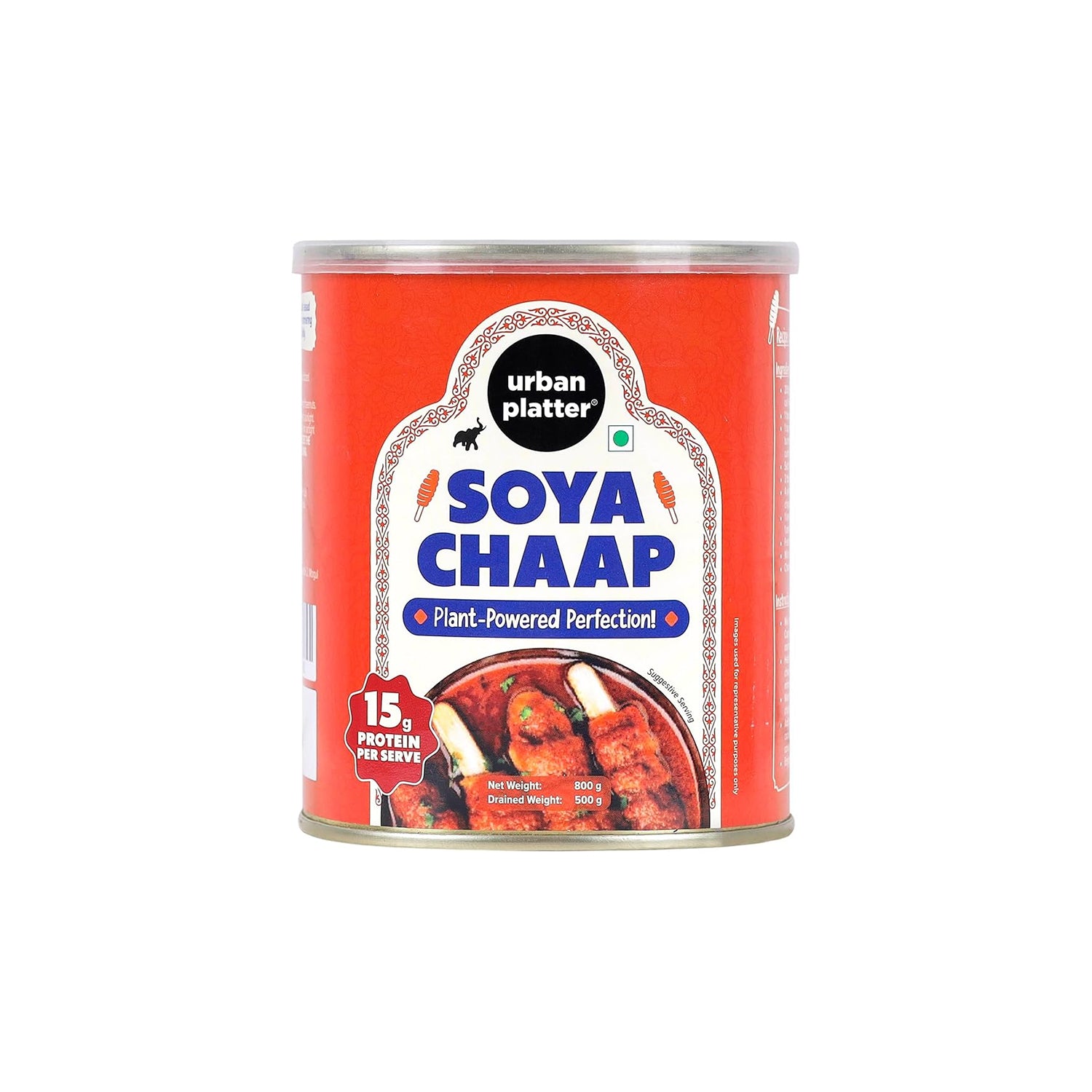 Urban Platter Veg Soya Chaap 500Gm