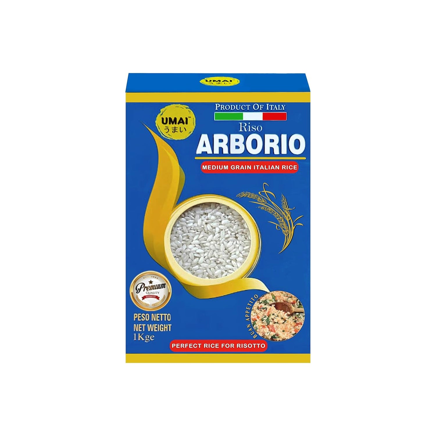 Umai Riso Arborio Rice 1Kg