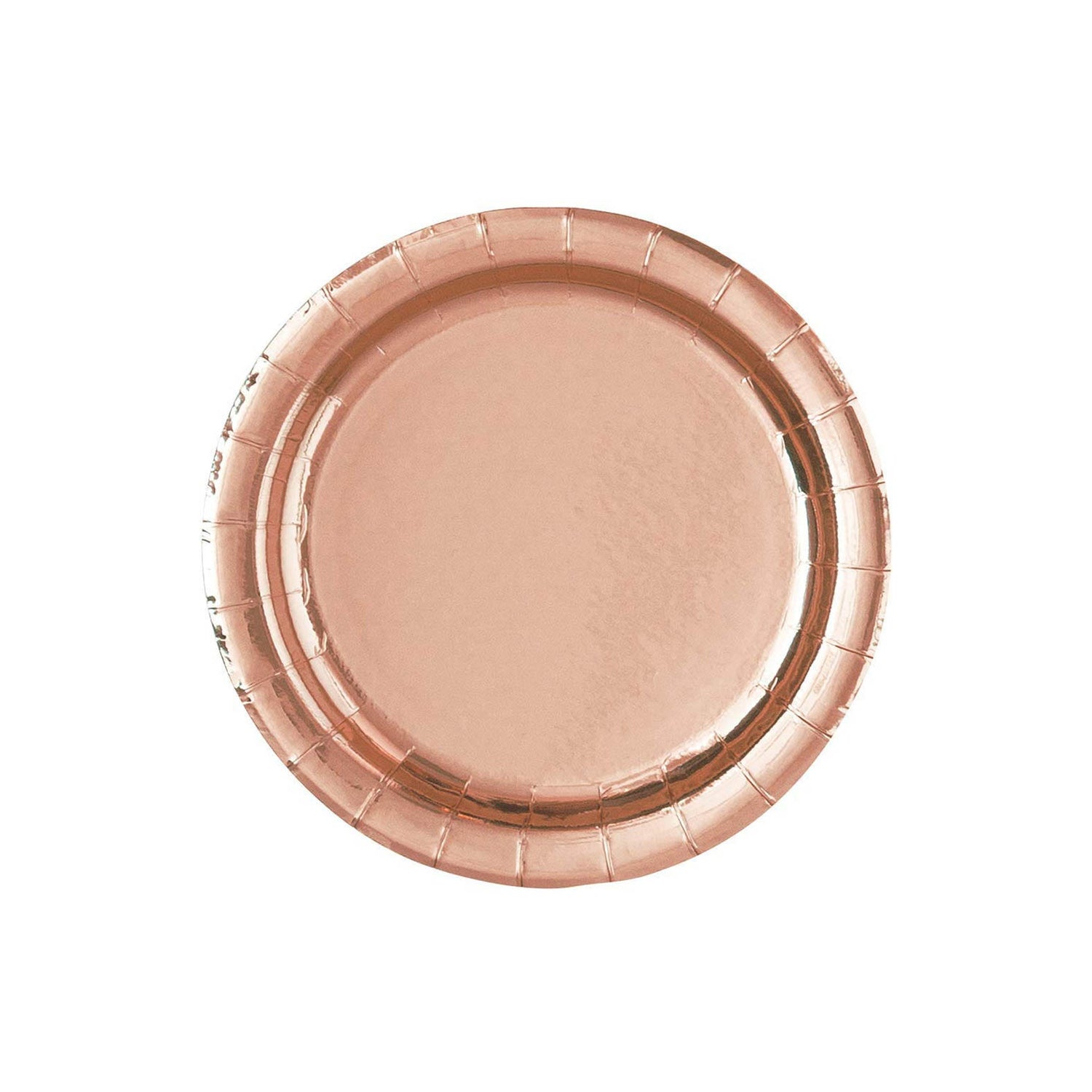 Unique Rose Gold 9Inch Plate 8Pcs